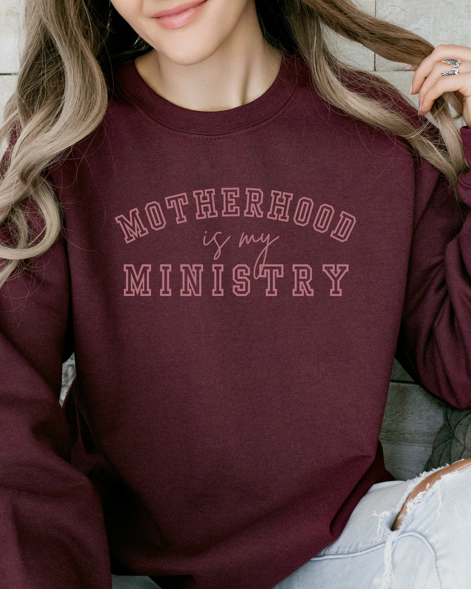 Motherhood Is My Ministry Sweatshirt