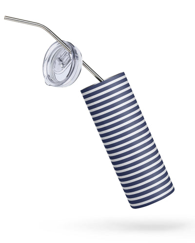 Navy Stripe Luxe Cabin Cup