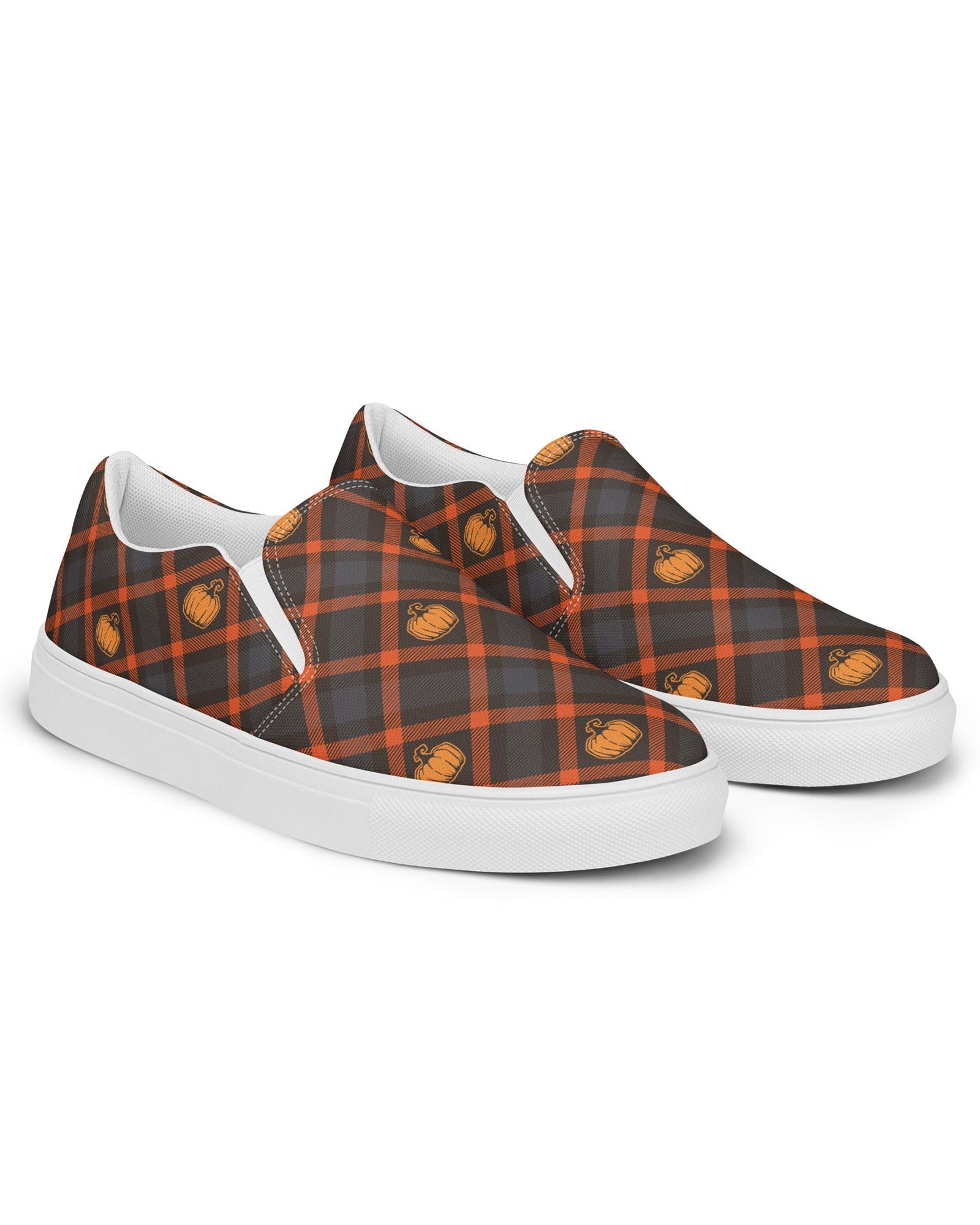 Pumpkin Plaid Cabin Kicks Shoes