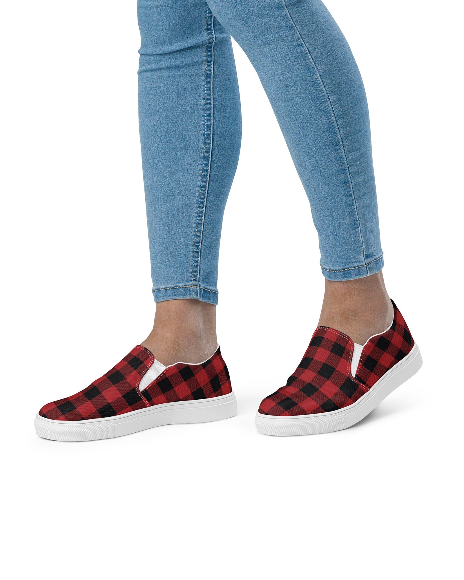 Red Buffalo Check Cabin Kicks Shoes