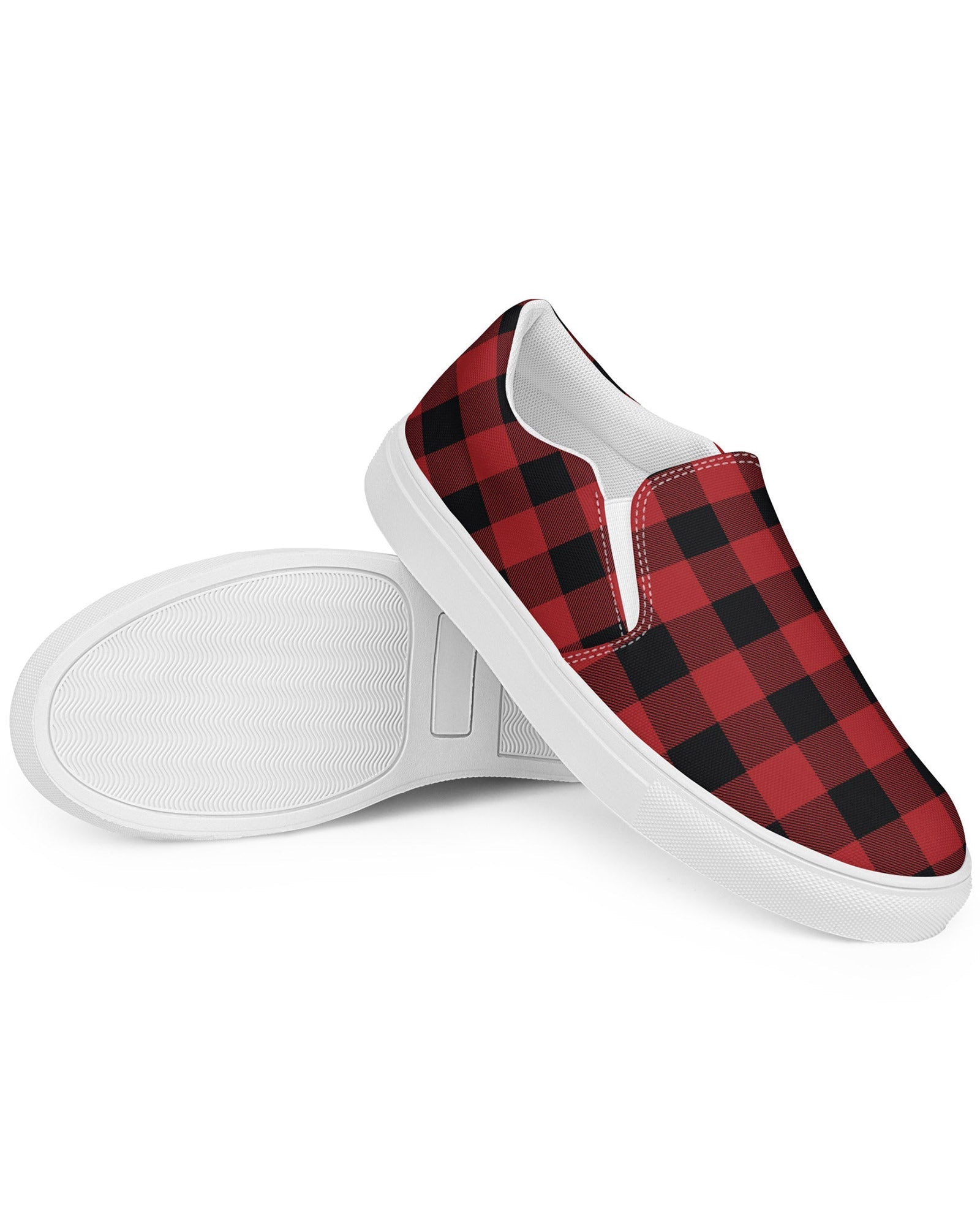 Red Buffalo Check Cabin Kicks Shoes