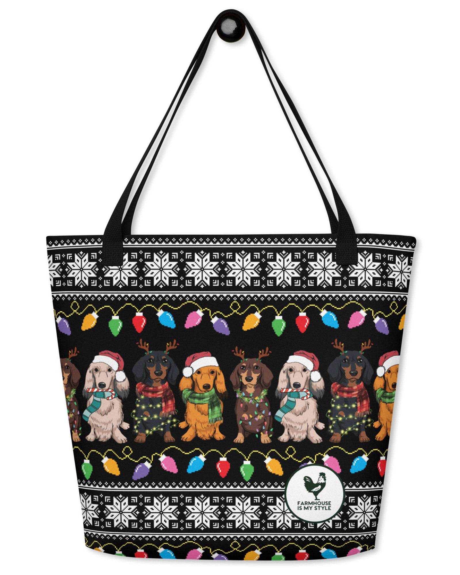 Santa Paws Open Tote Bag