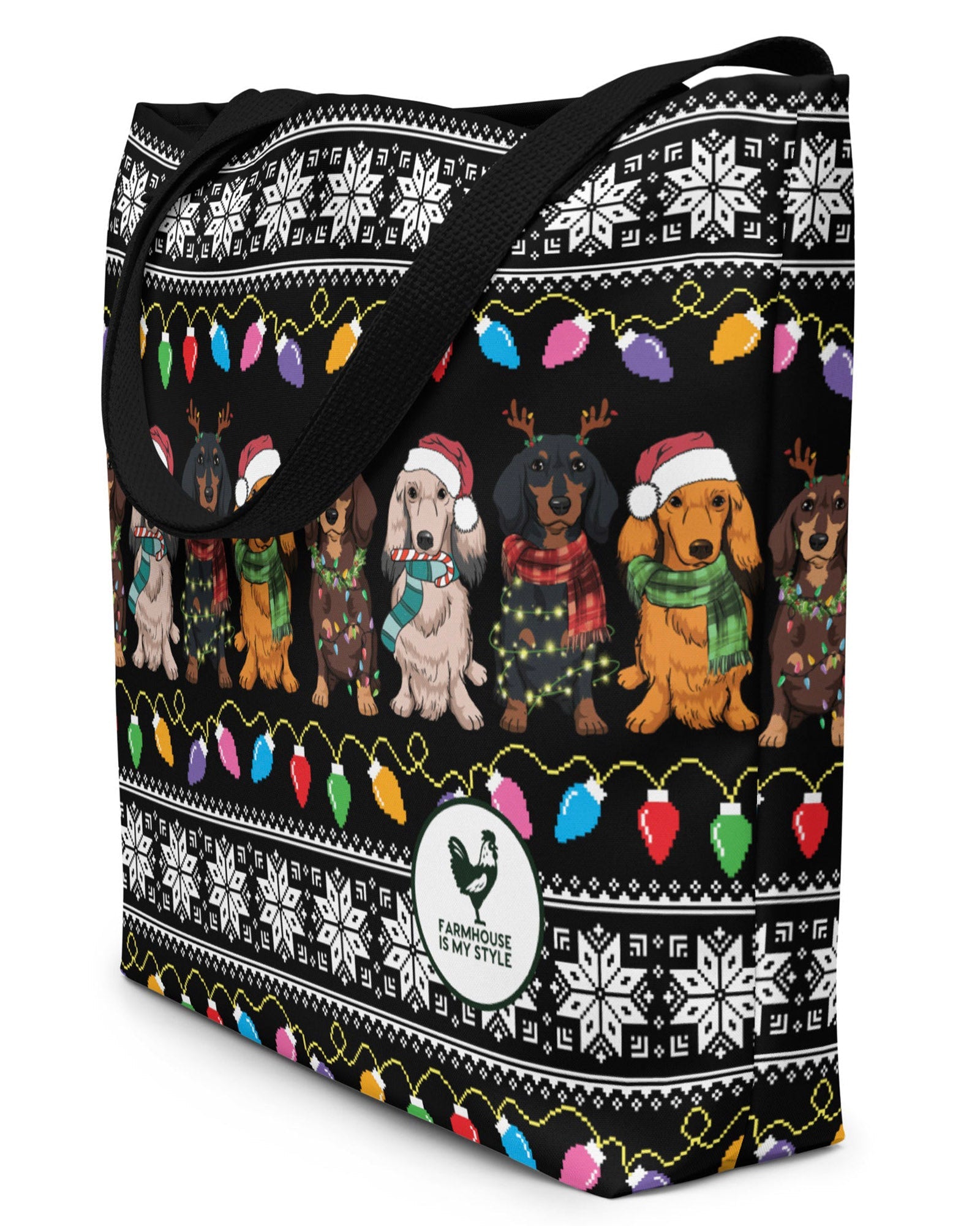 Santa Paws Open Tote Bag