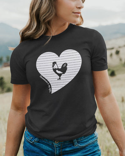 Shiplap Rooster T-Shirt Tee