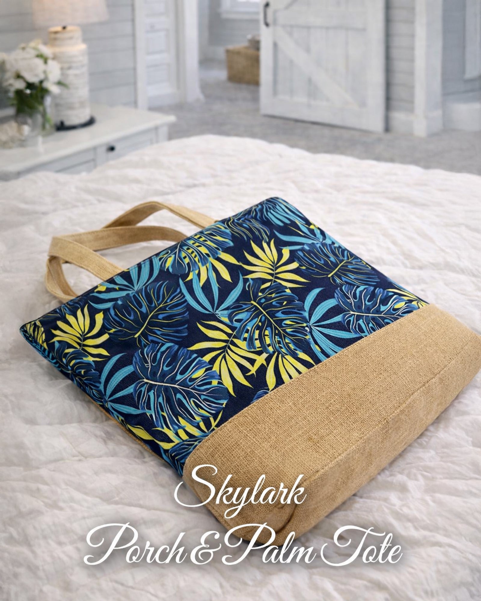 Skylark Porch & Palm Tote Bag
