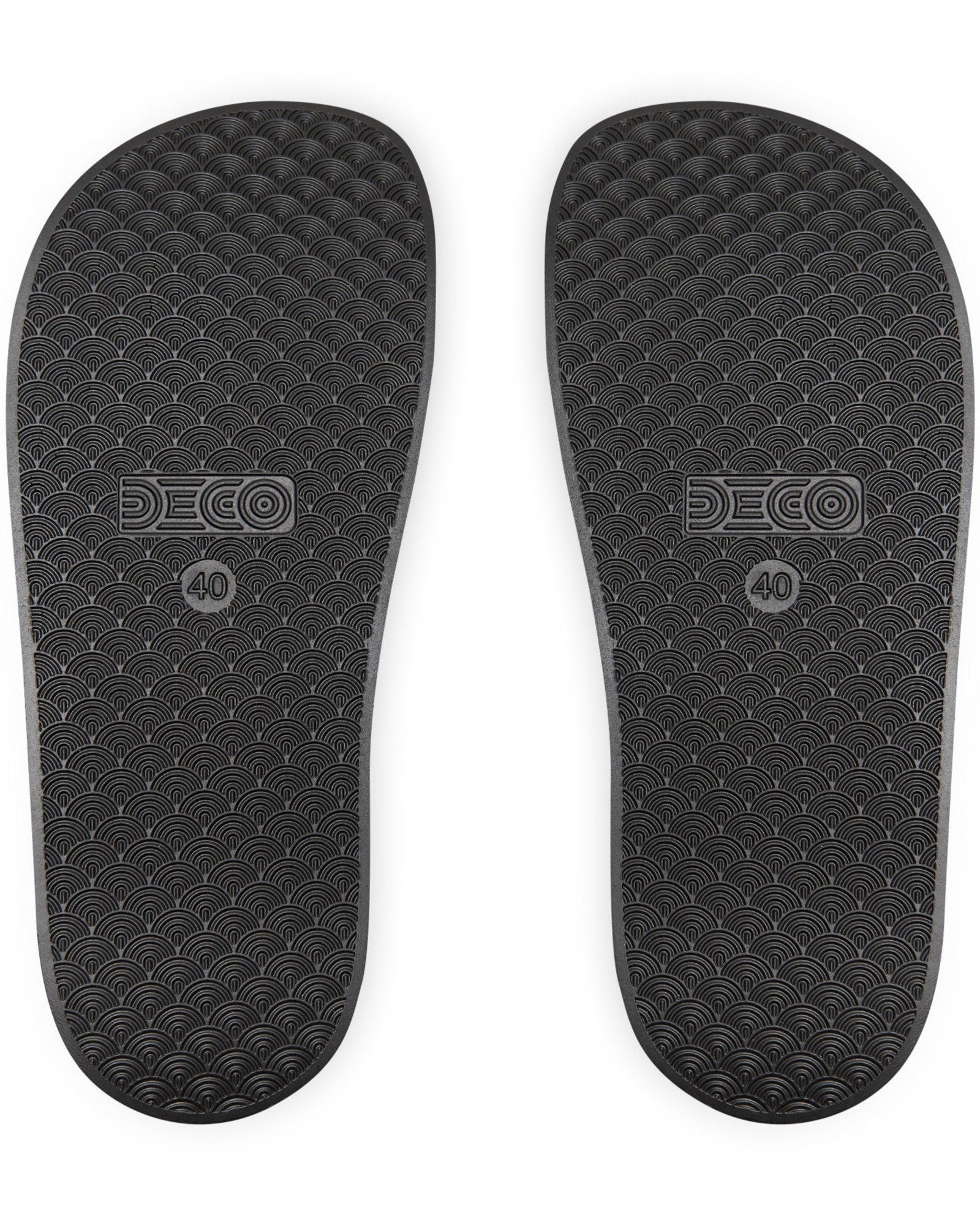 Smoky Gray Check Flipside Slides