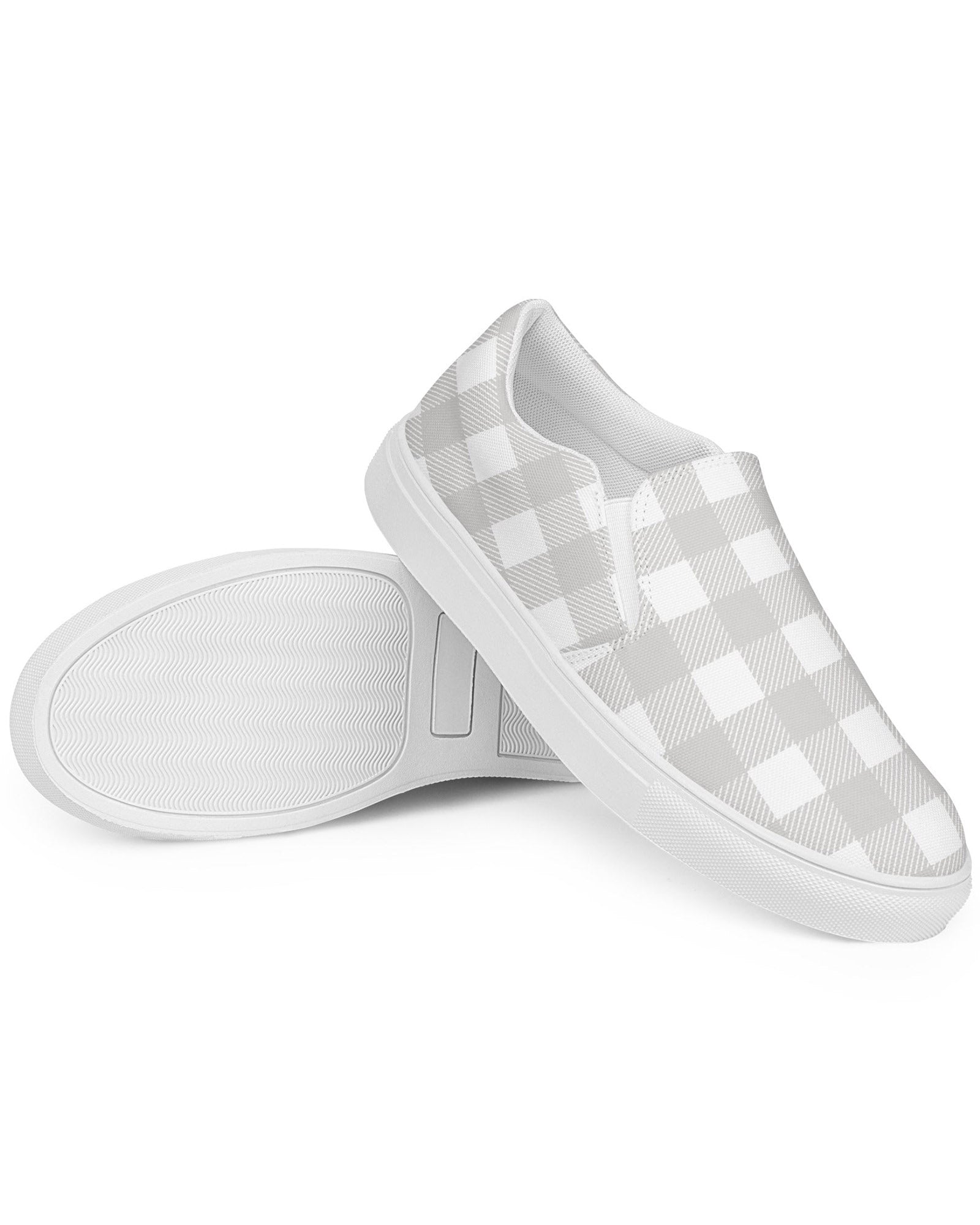 Smoky Gray Check Cabin Kicks Shoes