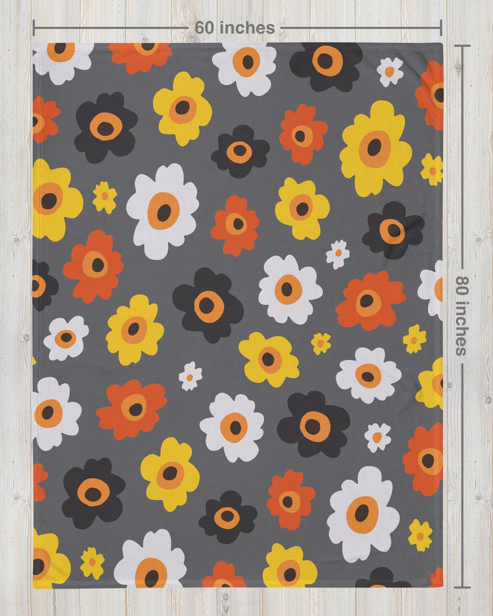 Summer Blooms Bonfire Blanket