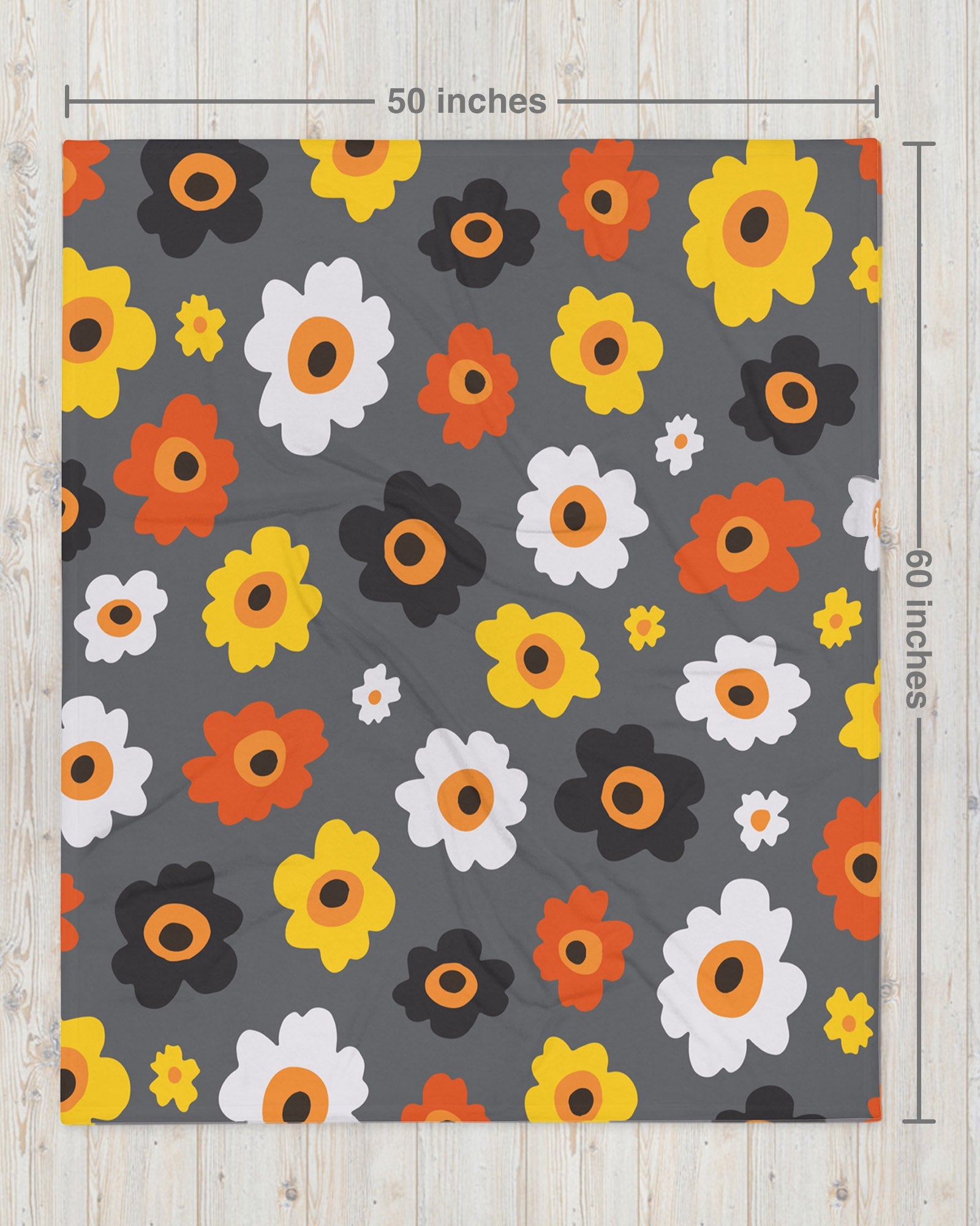 Summer Blooms Bonfire Blanket