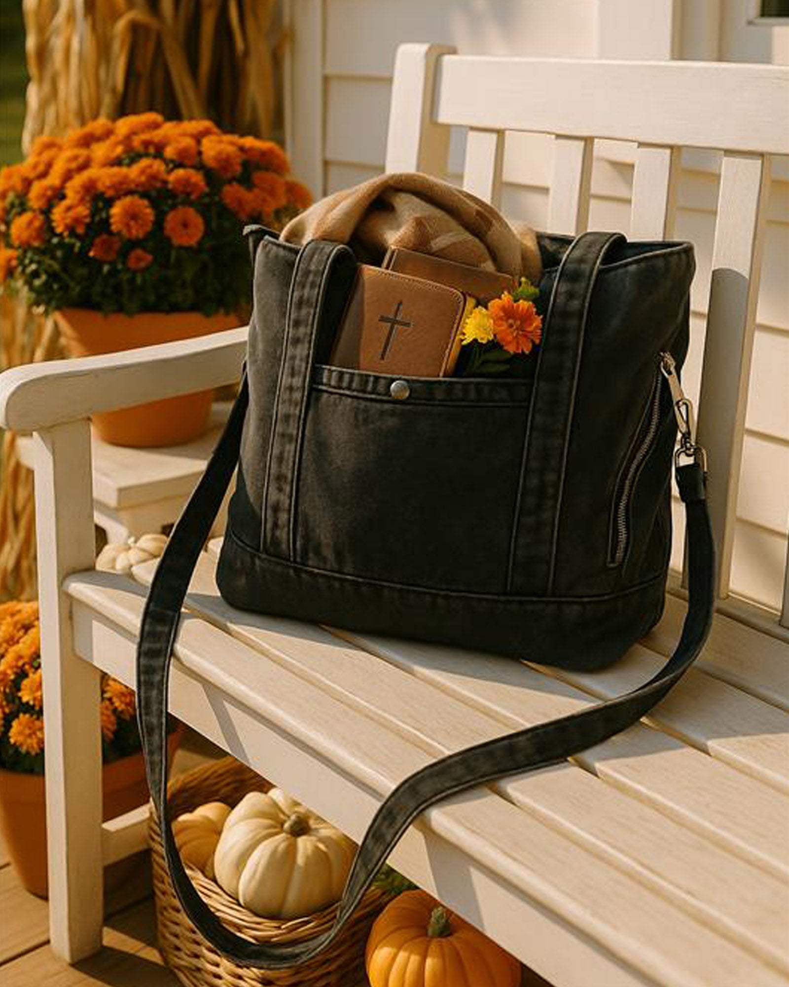 Vintagesalvage Dungaree Satchel