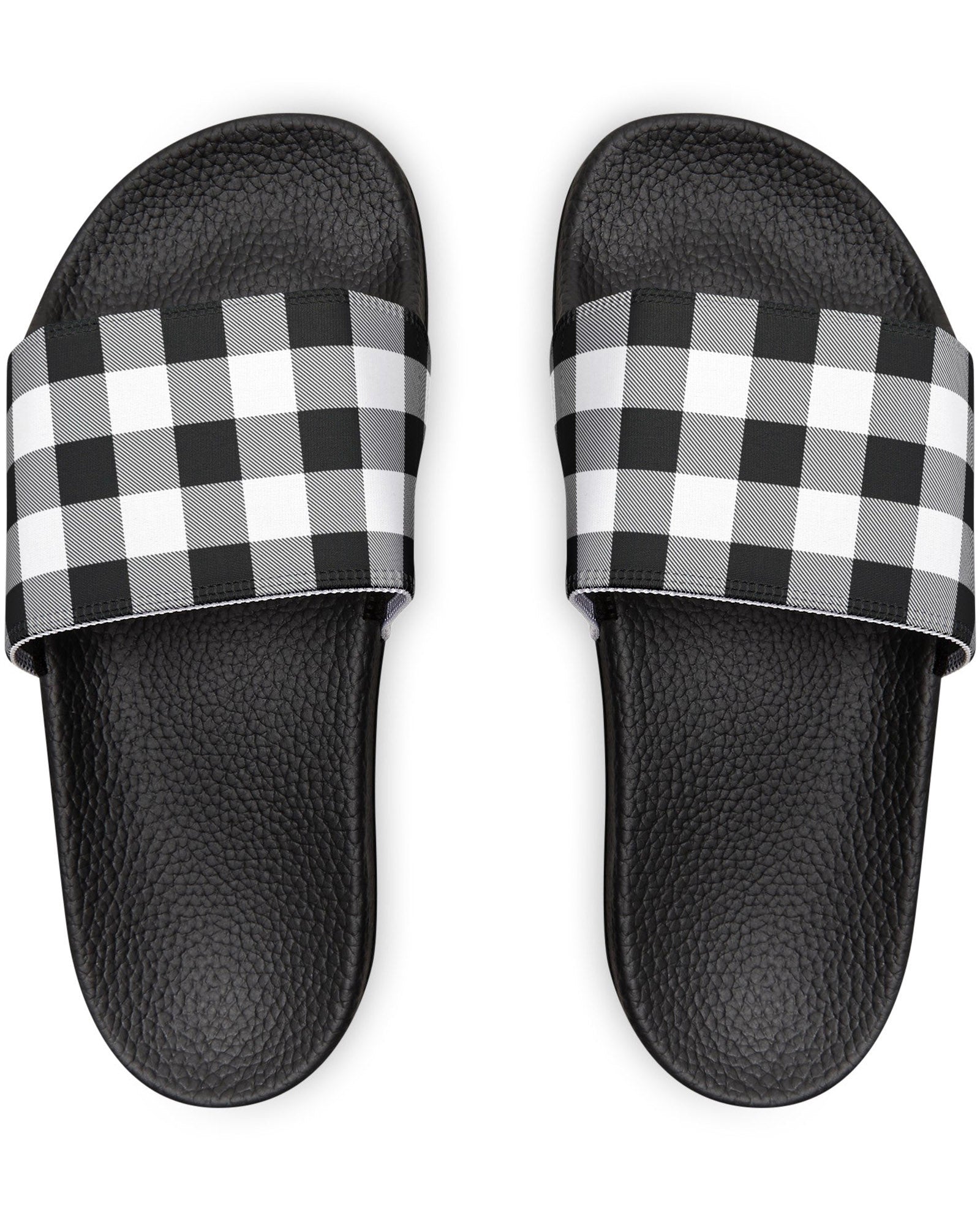 White Check Flipside Slides