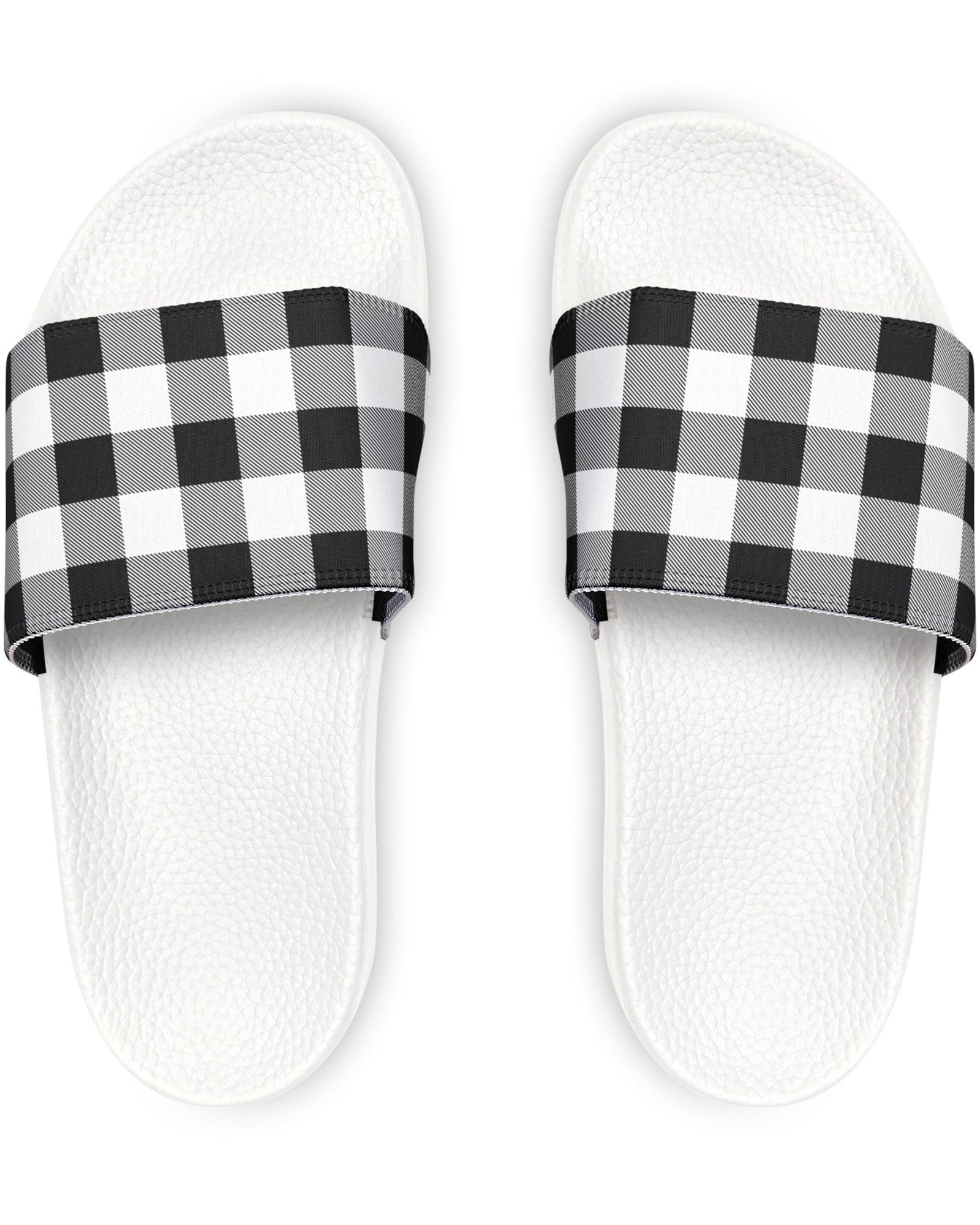 White Check Flipside Slides