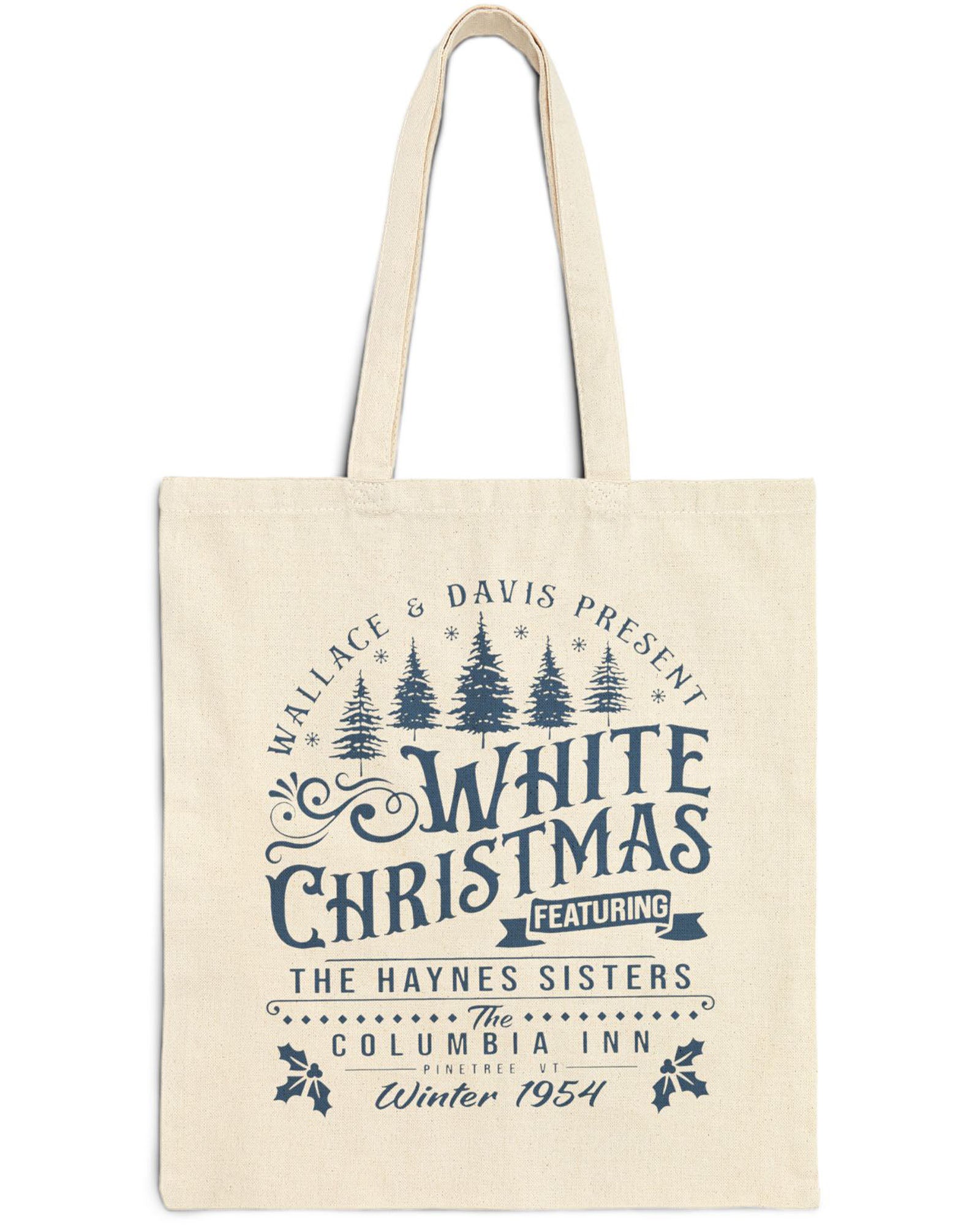 White Christmas 1954 Bag (Indigo Blue - Natural)