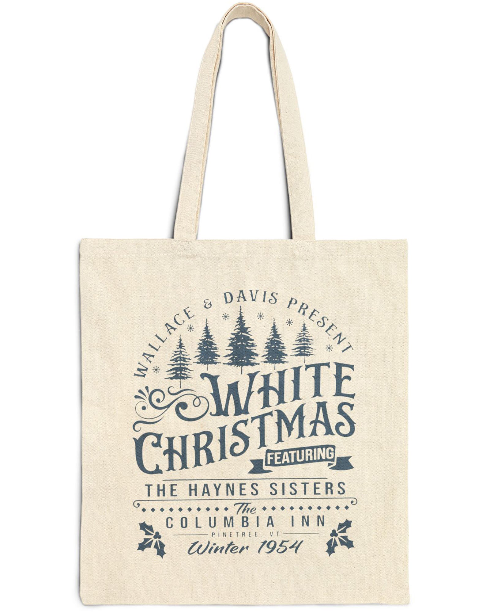 White Christmas 1954 Bag (Light Blue - Natural)