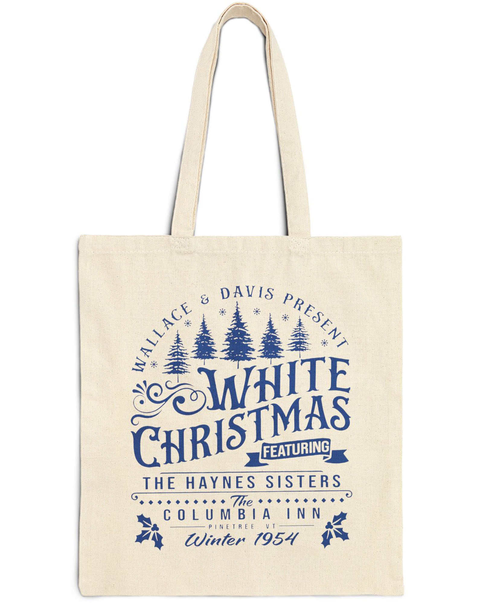 White Christmas 1954 Bag (Royal - Natural)