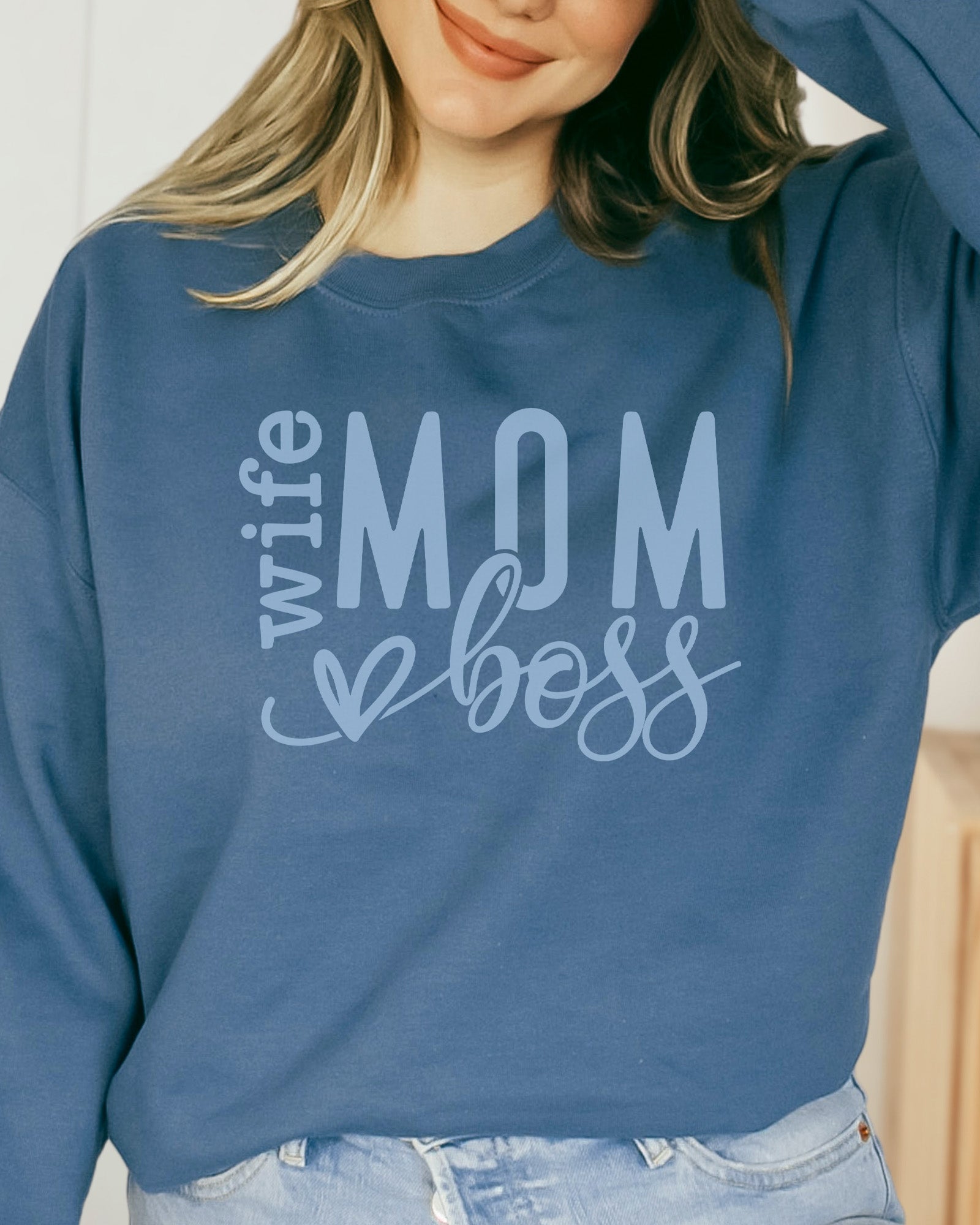 Wife Mom Boss Sweatshirt