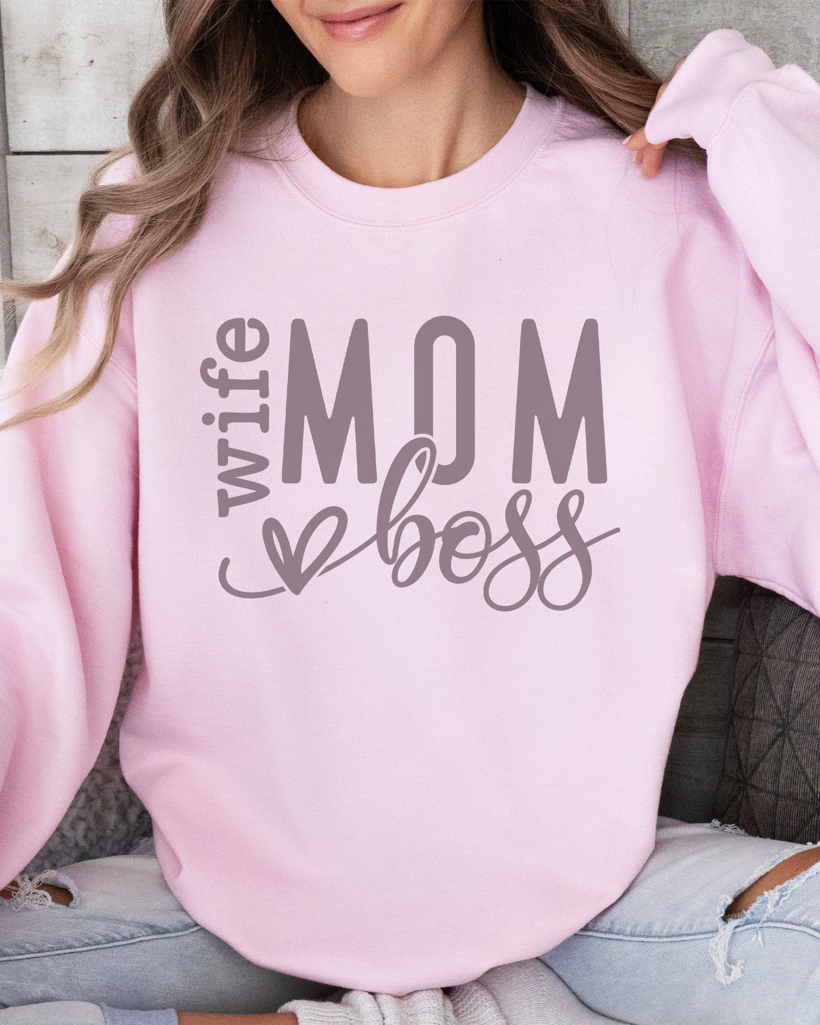 Wife Mom Boss Sweatshirt