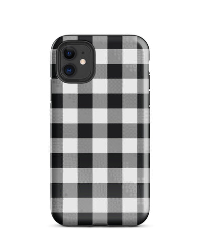 Black and White Buffalo Check Cabin Case for iPhone®