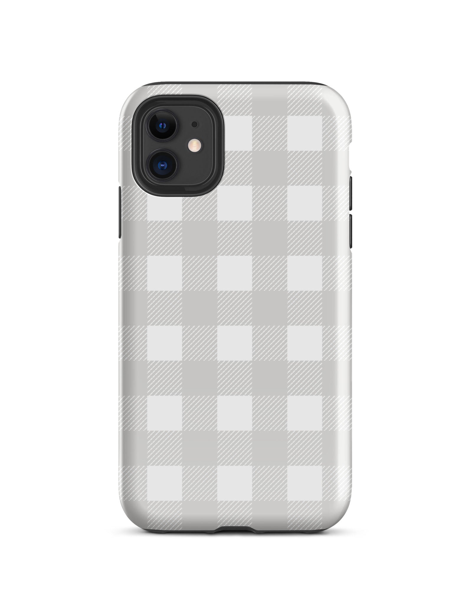 Smoky Gray Check Cabin Case for iPhone®