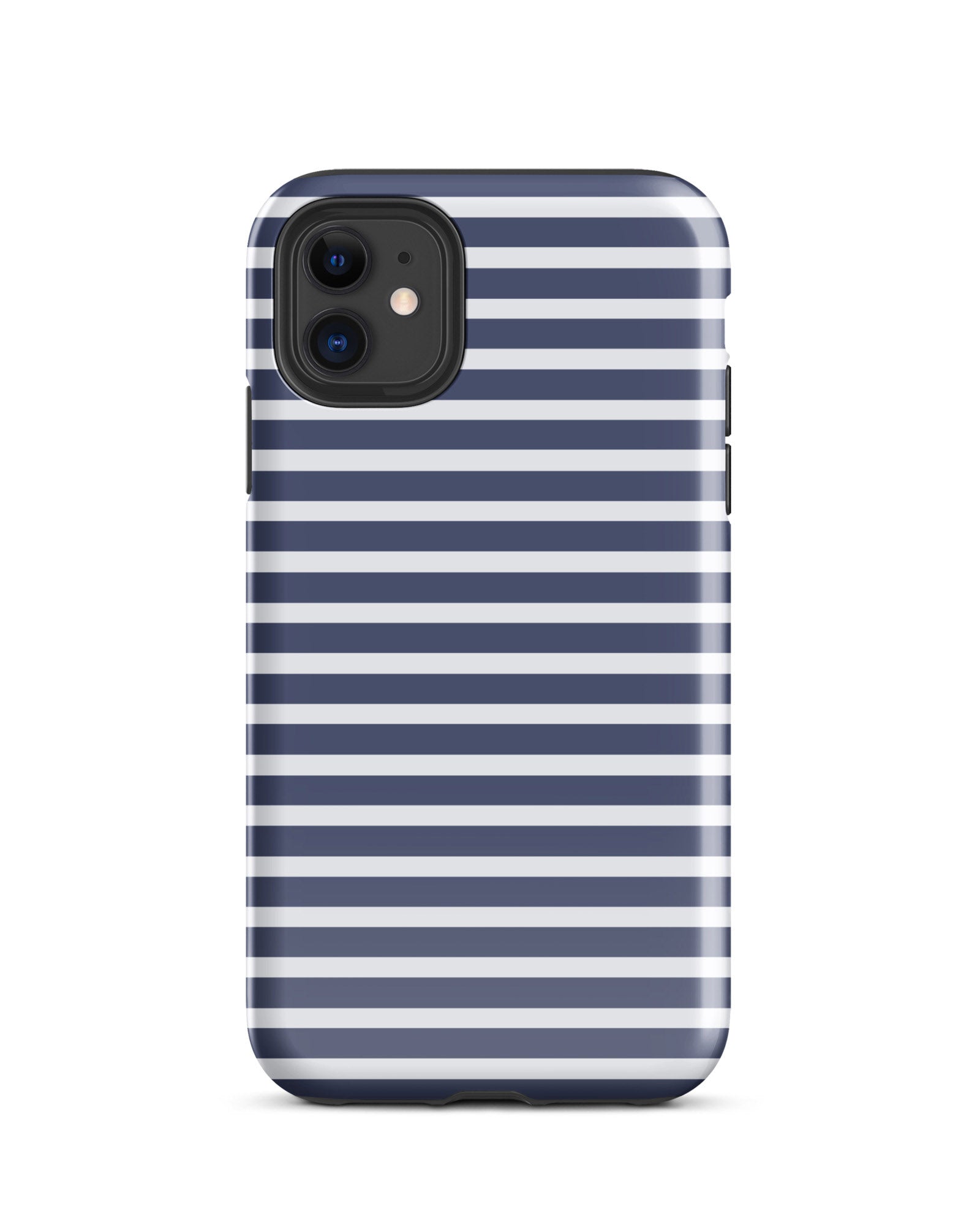 Navy Stripe Cabin Case for iPhone Glossy / iPhone 11 Navy Stripe Cabin Case for iPhone Glossy / iPhone 11