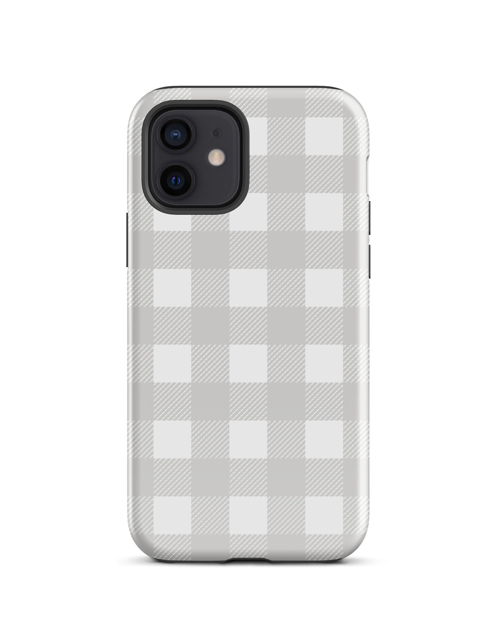 Smoky Gray Check Cabin Case for iPhone®