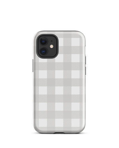 Smoky Gray Check Cabin Case for iPhone®