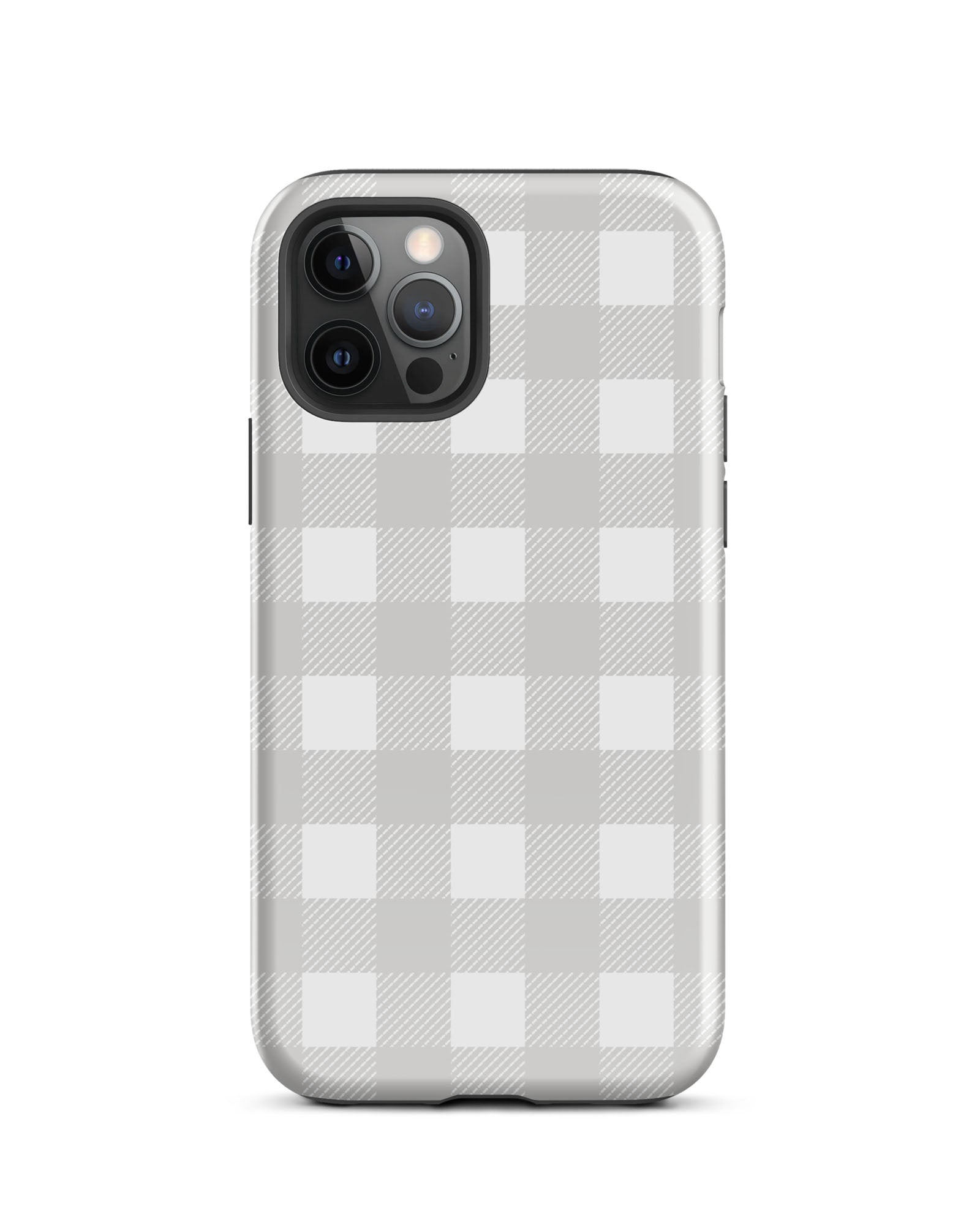 Smoky Gray Check Cabin Case for iPhone®