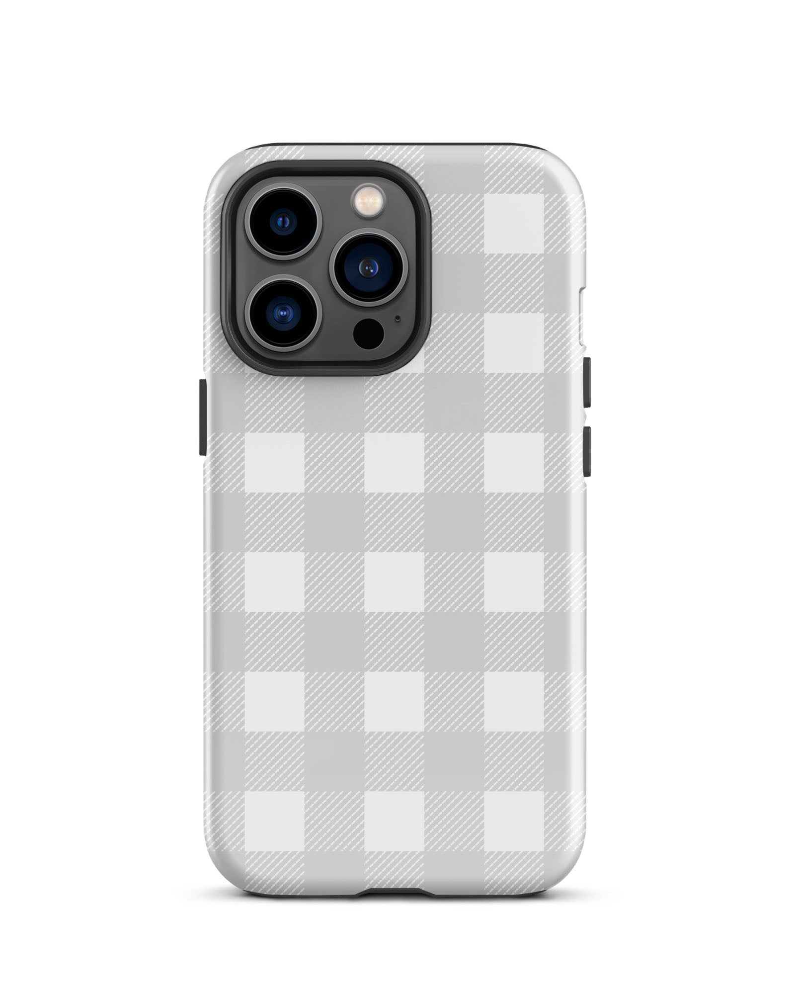 Smoky Gray Check Cabin Case for iPhone®