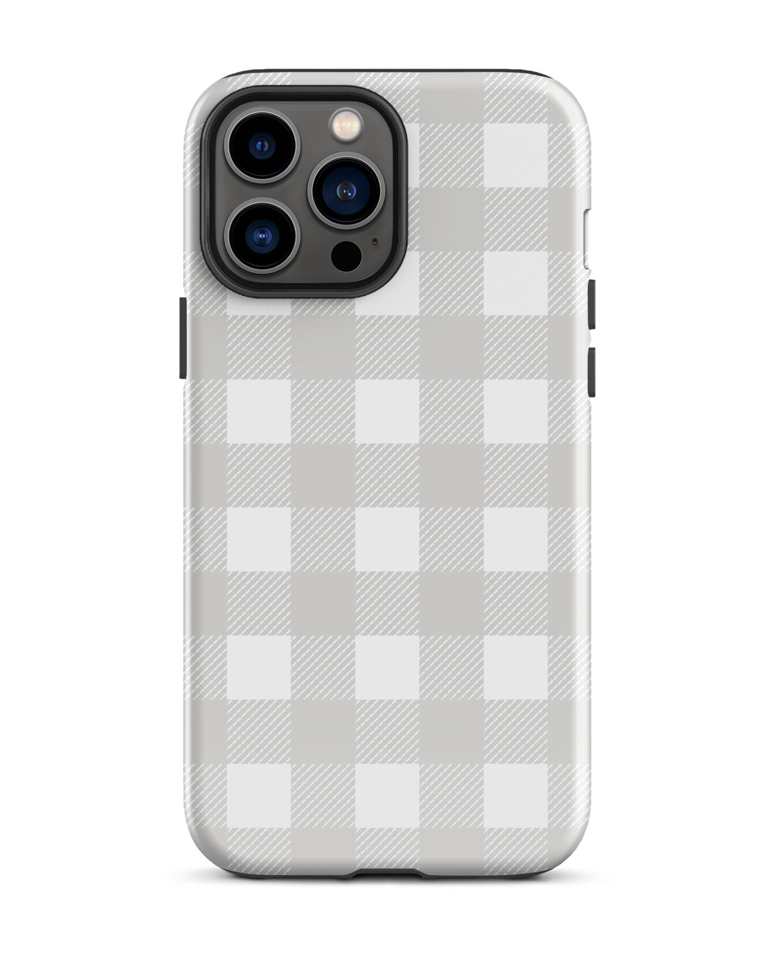 Smoky Gray Check Cabin Case for iPhone®