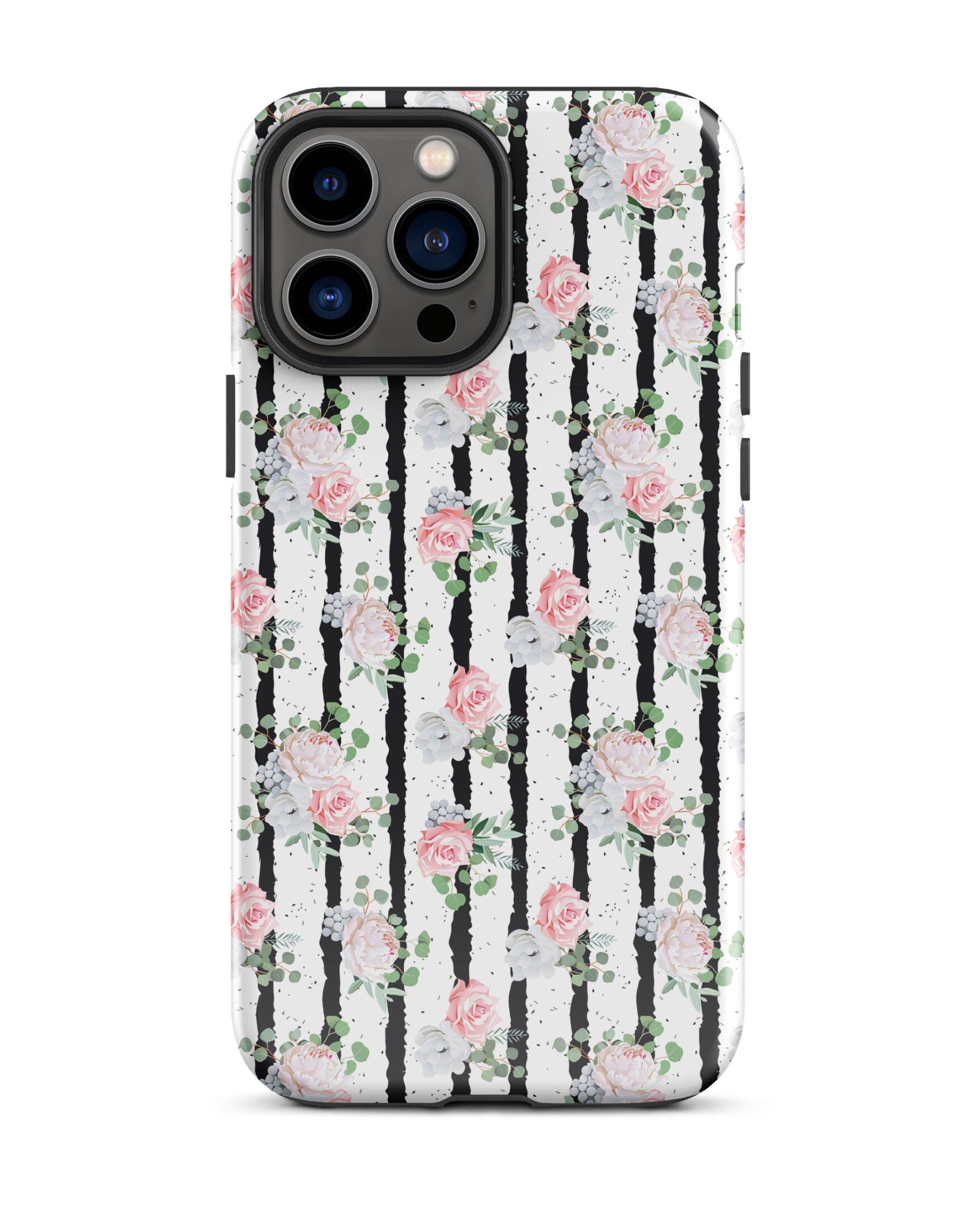 Black White and Blooms Cabin Case for iPhone®