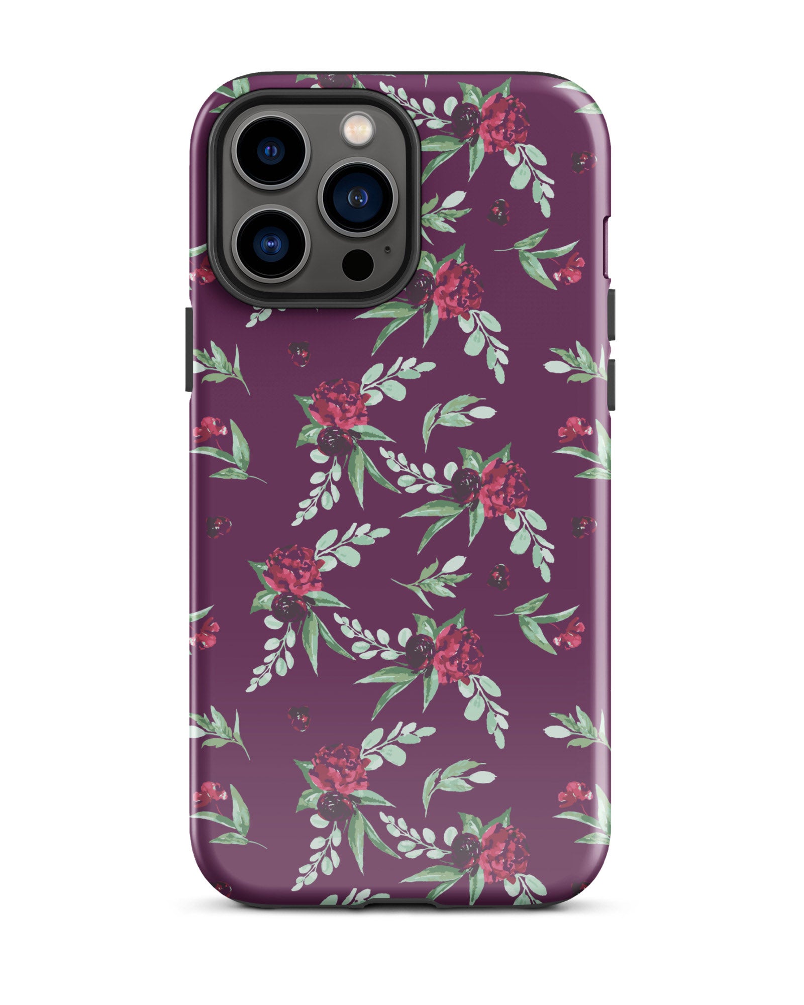 Cranberry Floral Cabin Case for iPhone®