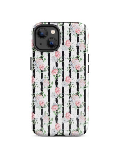 Black White and Blooms Cabin Case for iPhone®