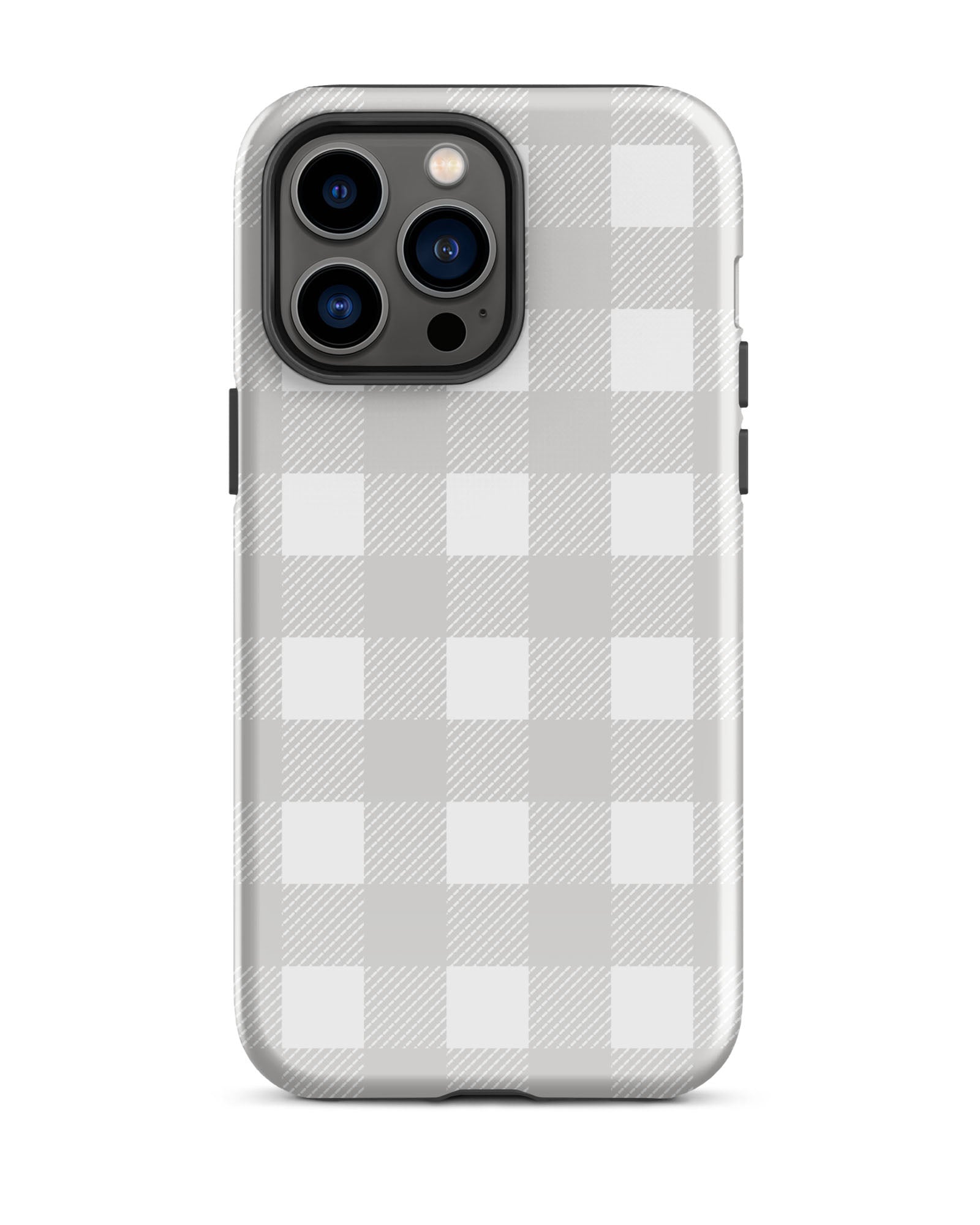 Smoky Gray Check Cabin Case for iPhone®