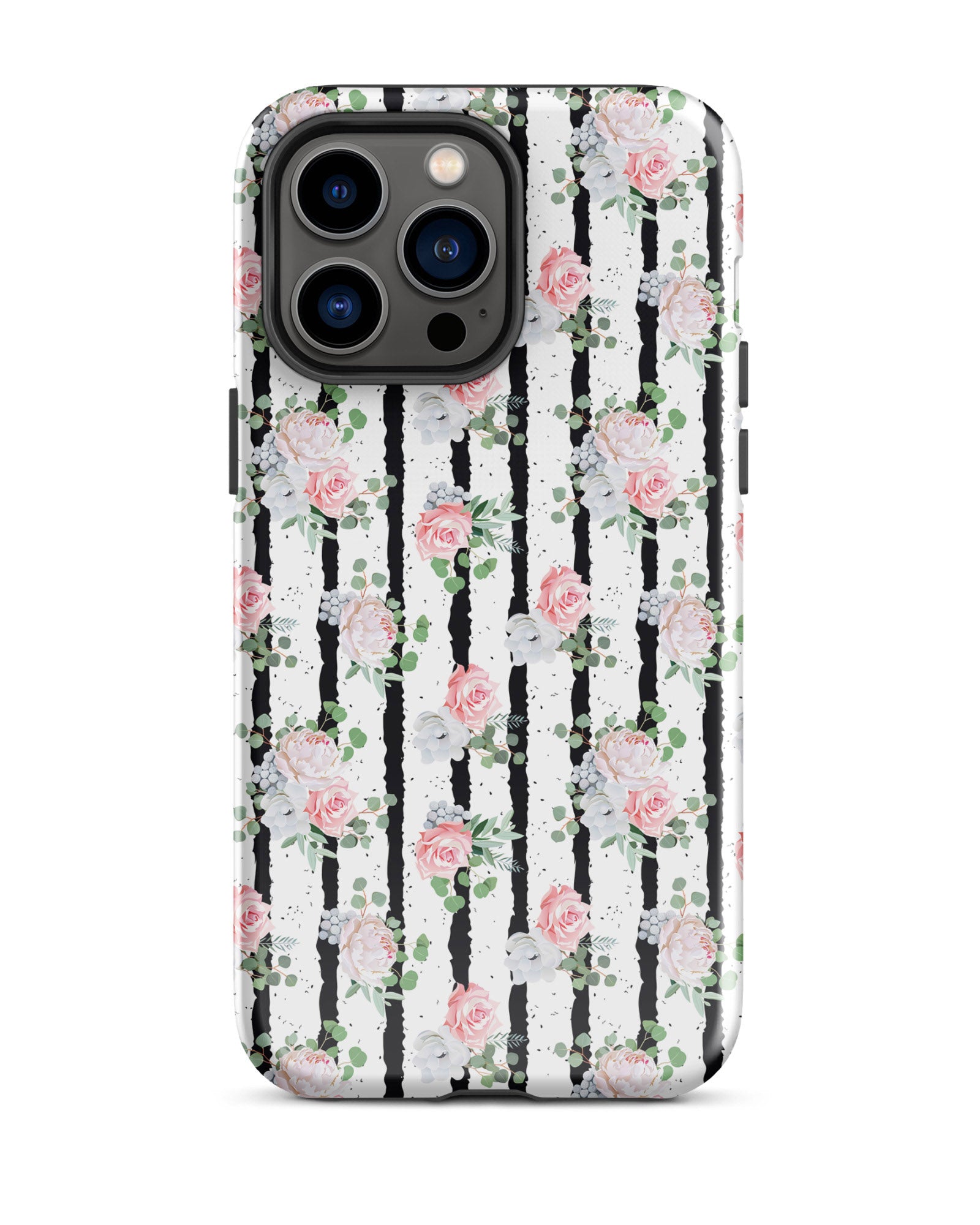 Black White and Blooms Cabin Case for iPhone®