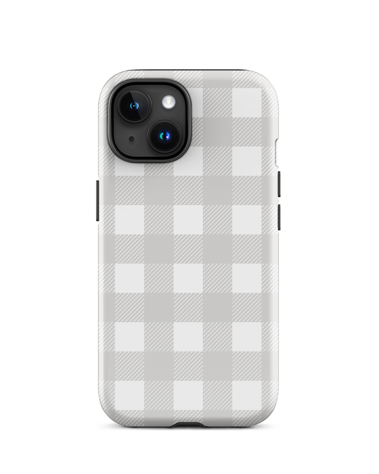 Smoky Gray Check Cabin Case for iPhone®