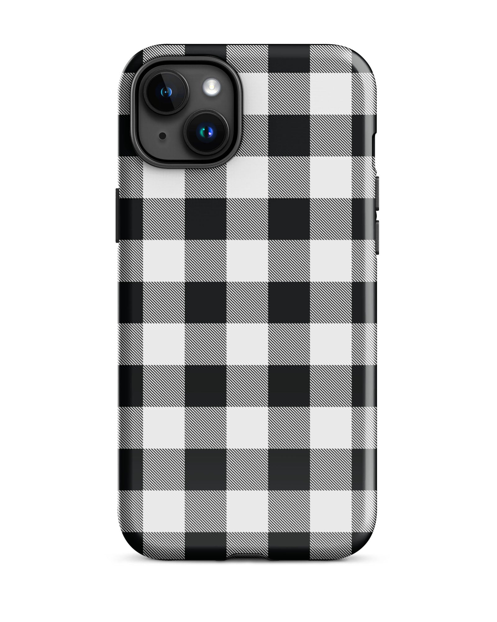 Black and White Buffalo Check Cabin Case for iPhone®