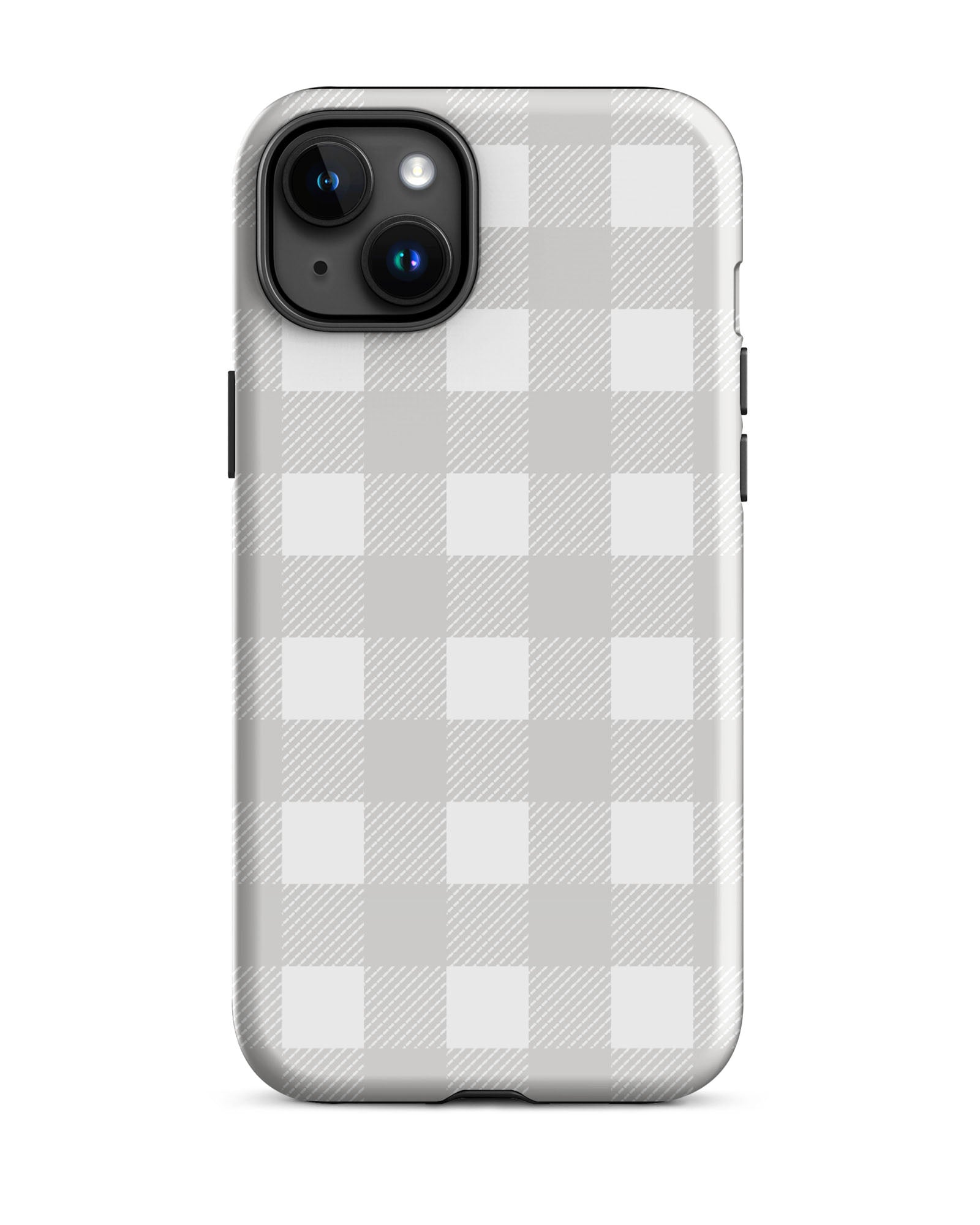 Smoky Gray Check Cabin Case for iPhone®