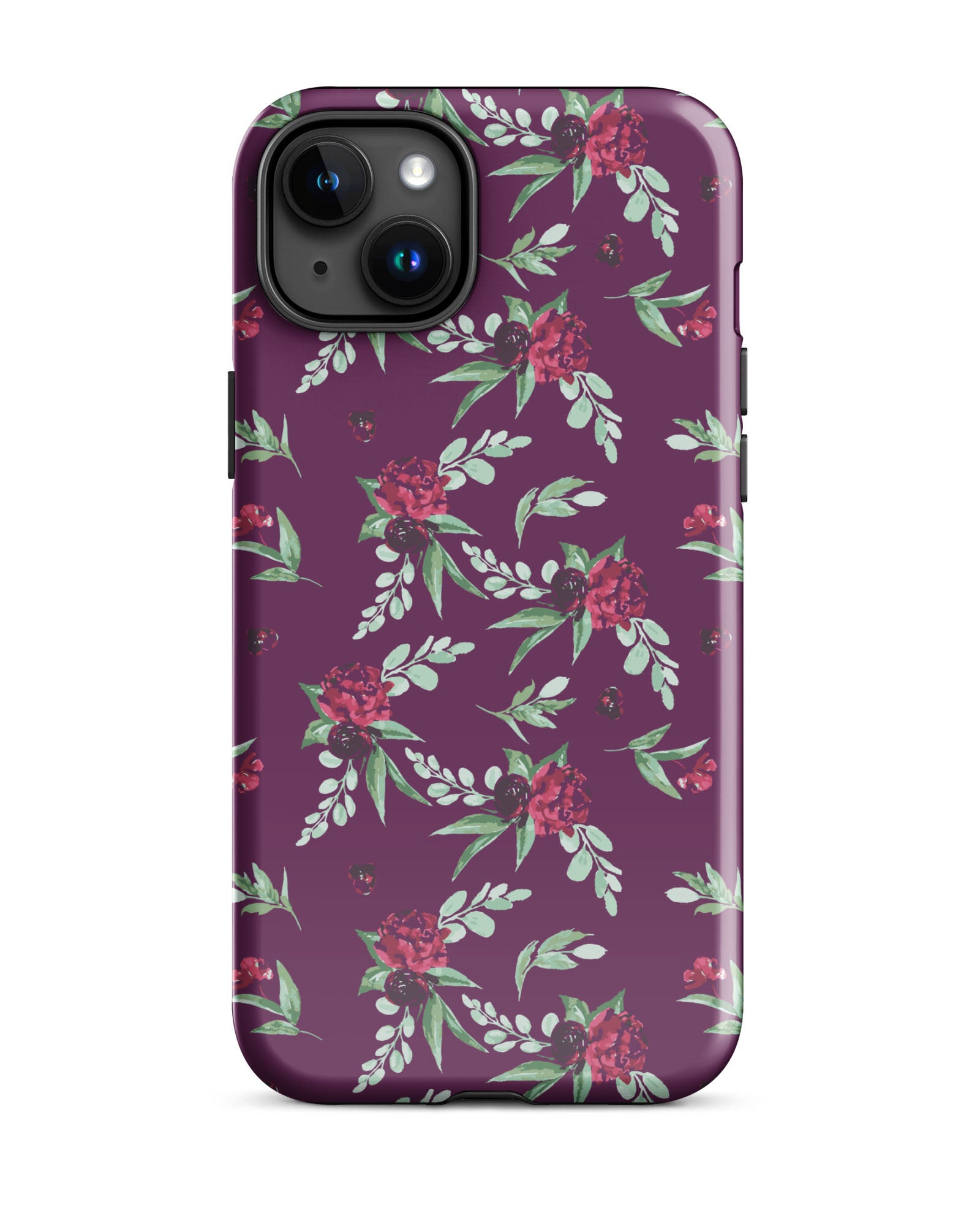 Cranberry Floral Cabin Case for iPhone®