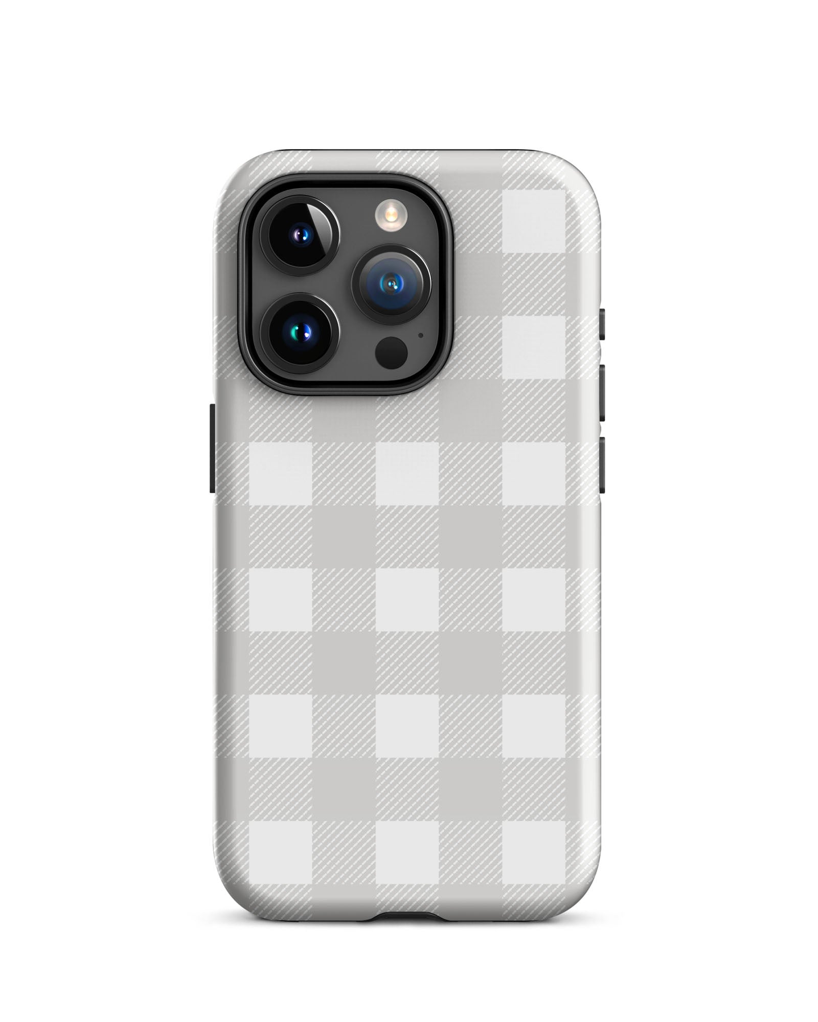 Smoky Gray Check Cabin Case for iPhone®