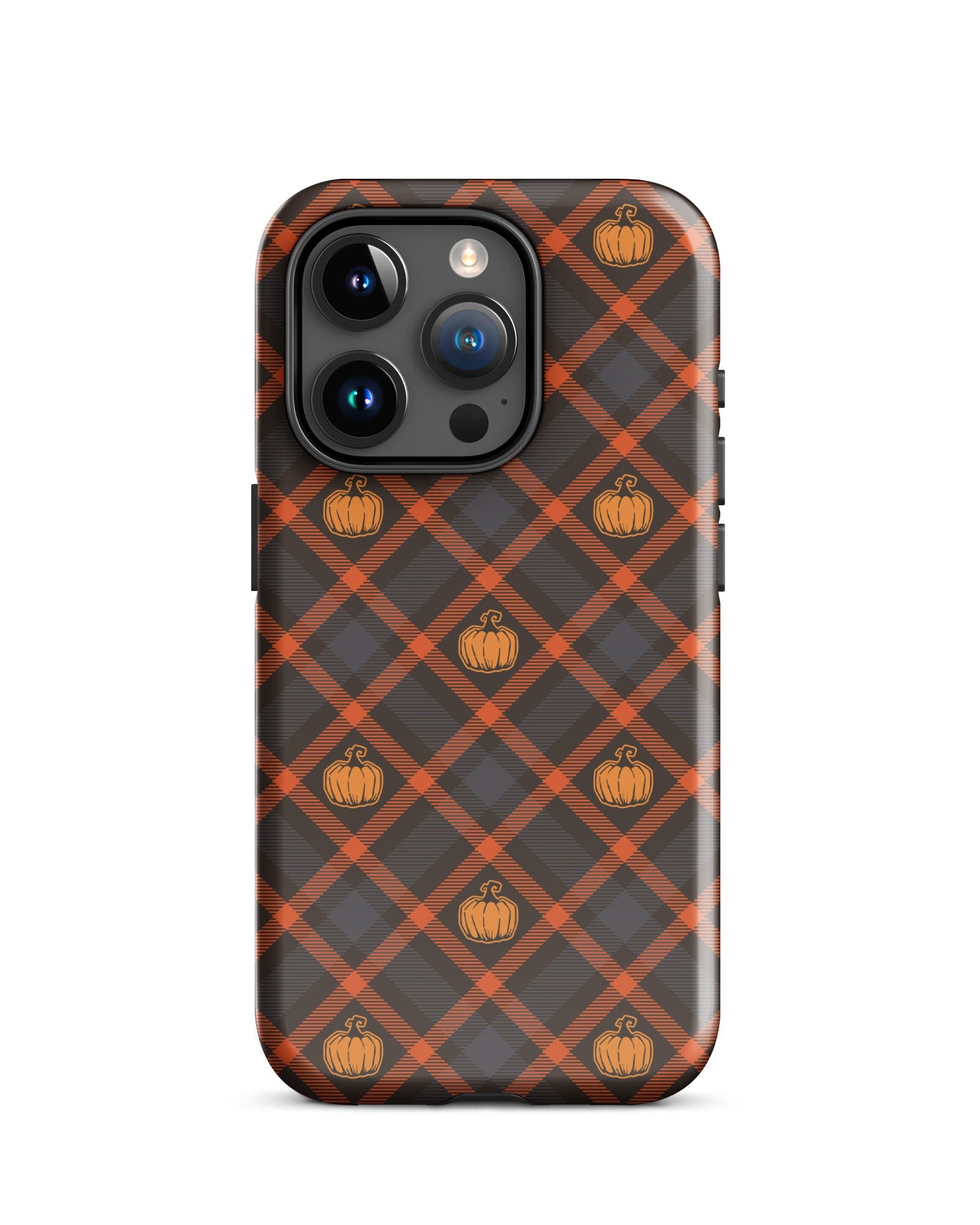 Pumpkin Plaid Cabin Case for iPhone®