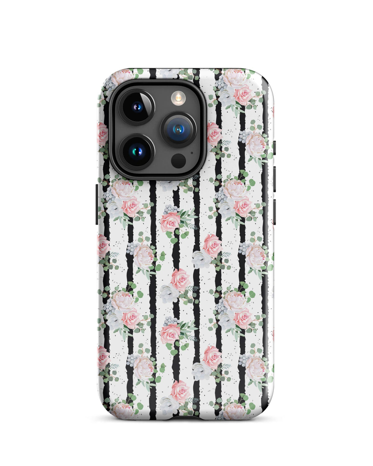 Black White and Blooms Cabin Case for iPhone®