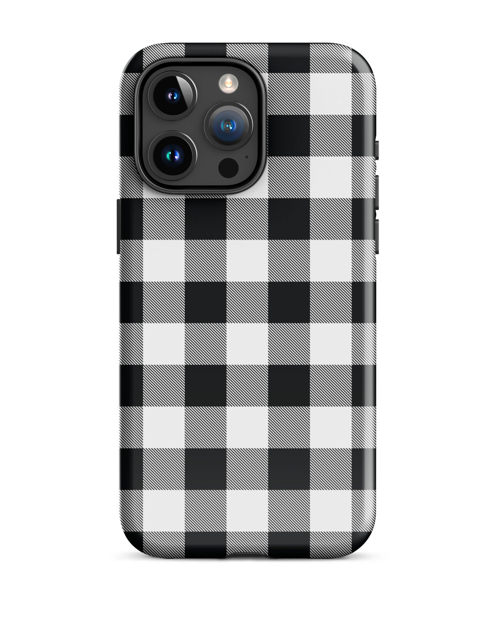 Black and White Buffalo Check Cabin Case for iPhone®