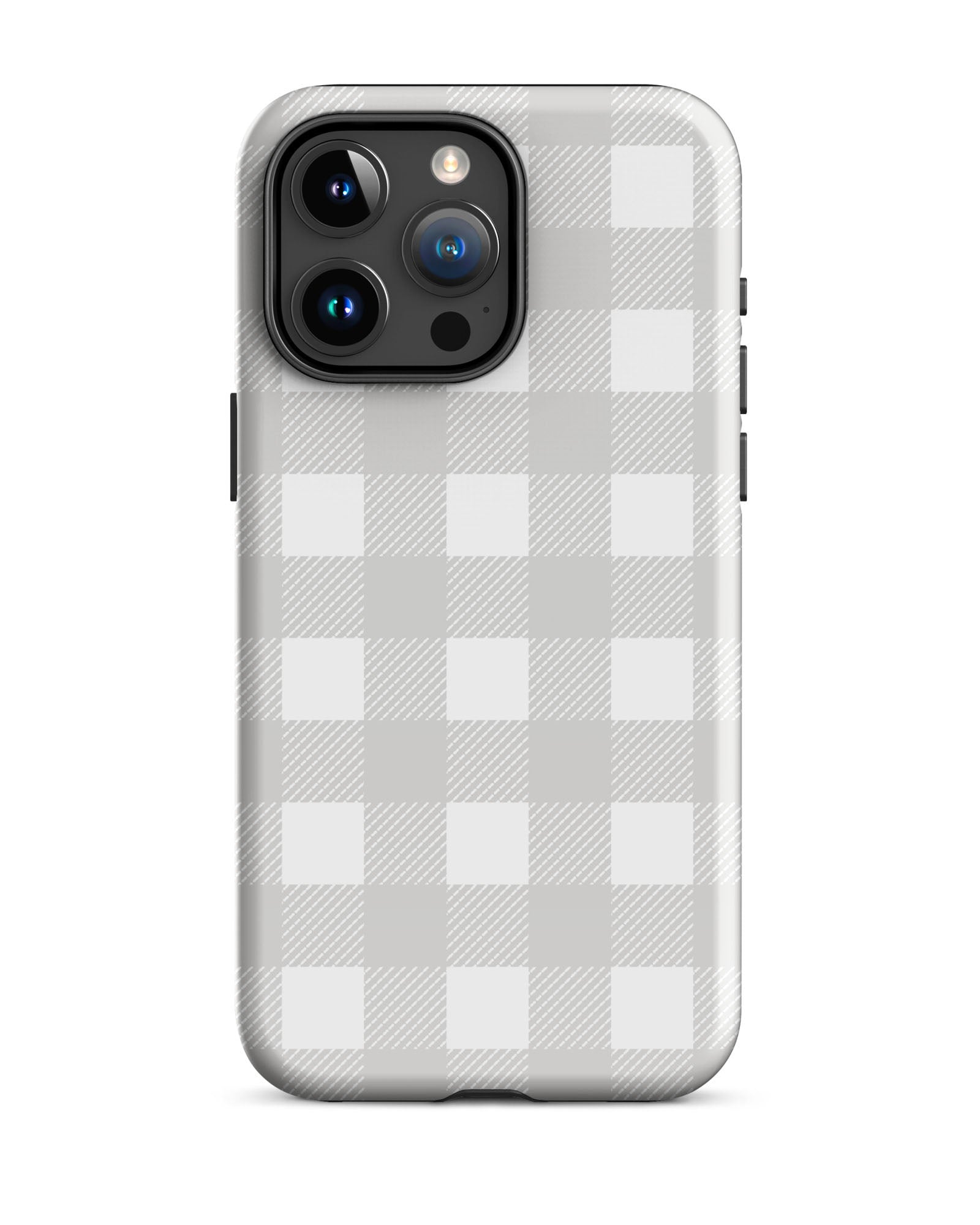 Smoky Gray Check Cabin Case for iPhone®