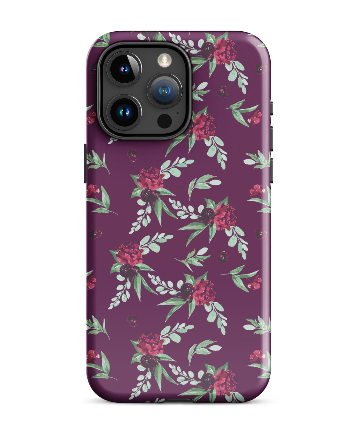 Cranberry Floral Cabin Case for iPhone®
