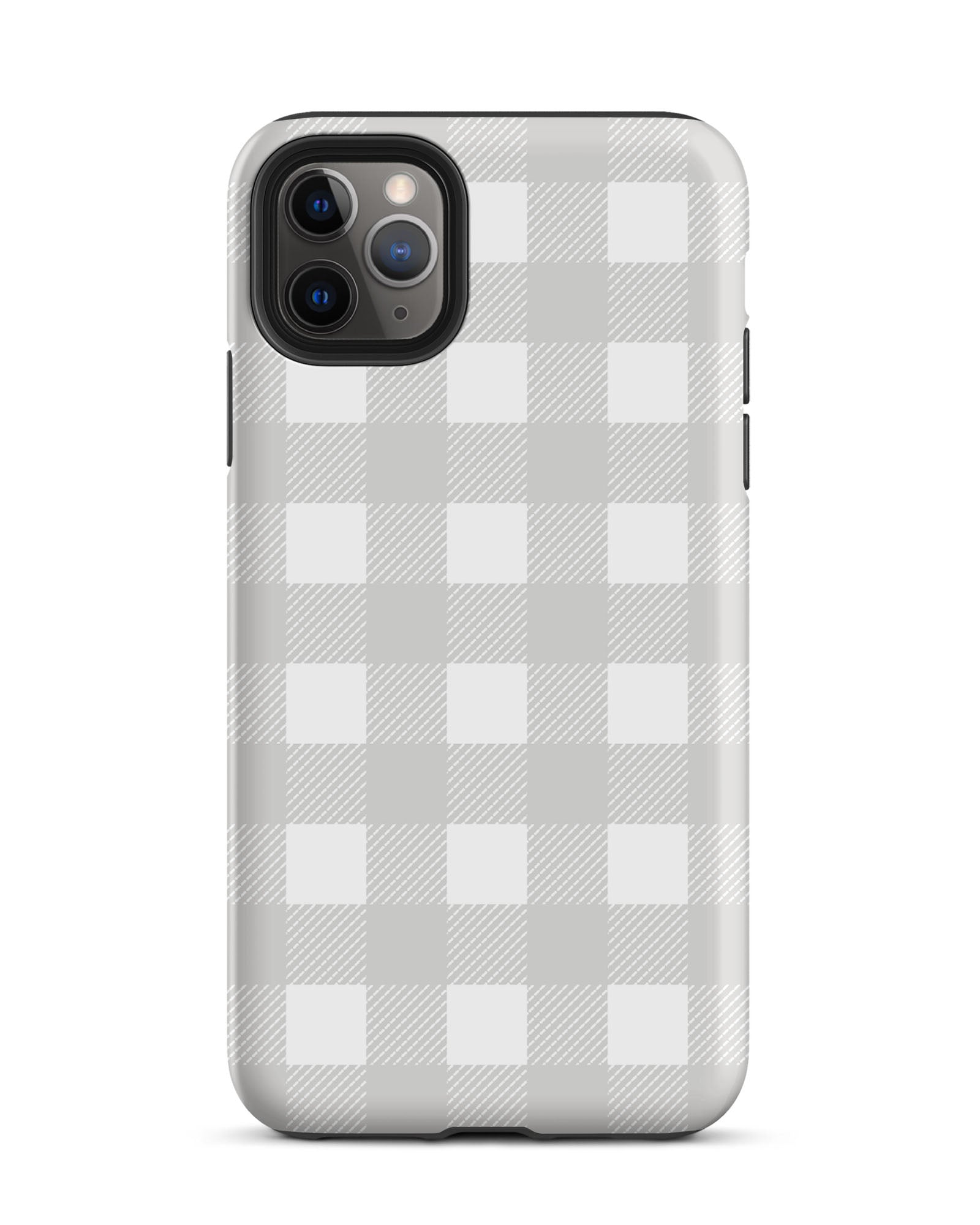 Smoky Gray Check Cabin Case for iPhone®