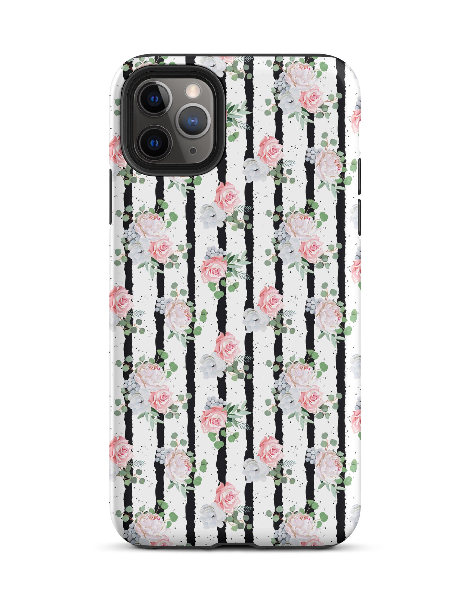 Black White and Blooms Cabin Case for iPhone®