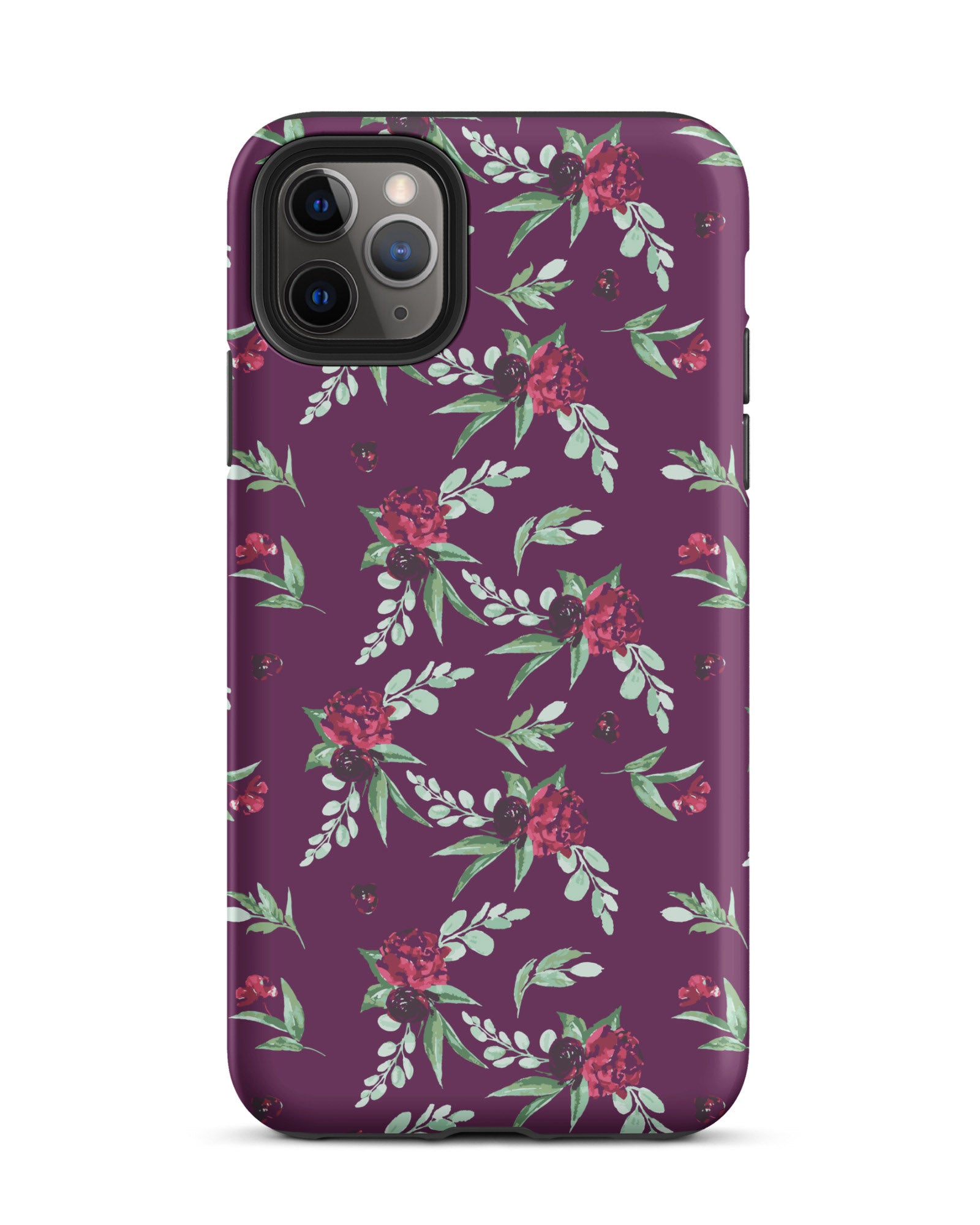 Cranberry Floral Cabin Case for iPhone®