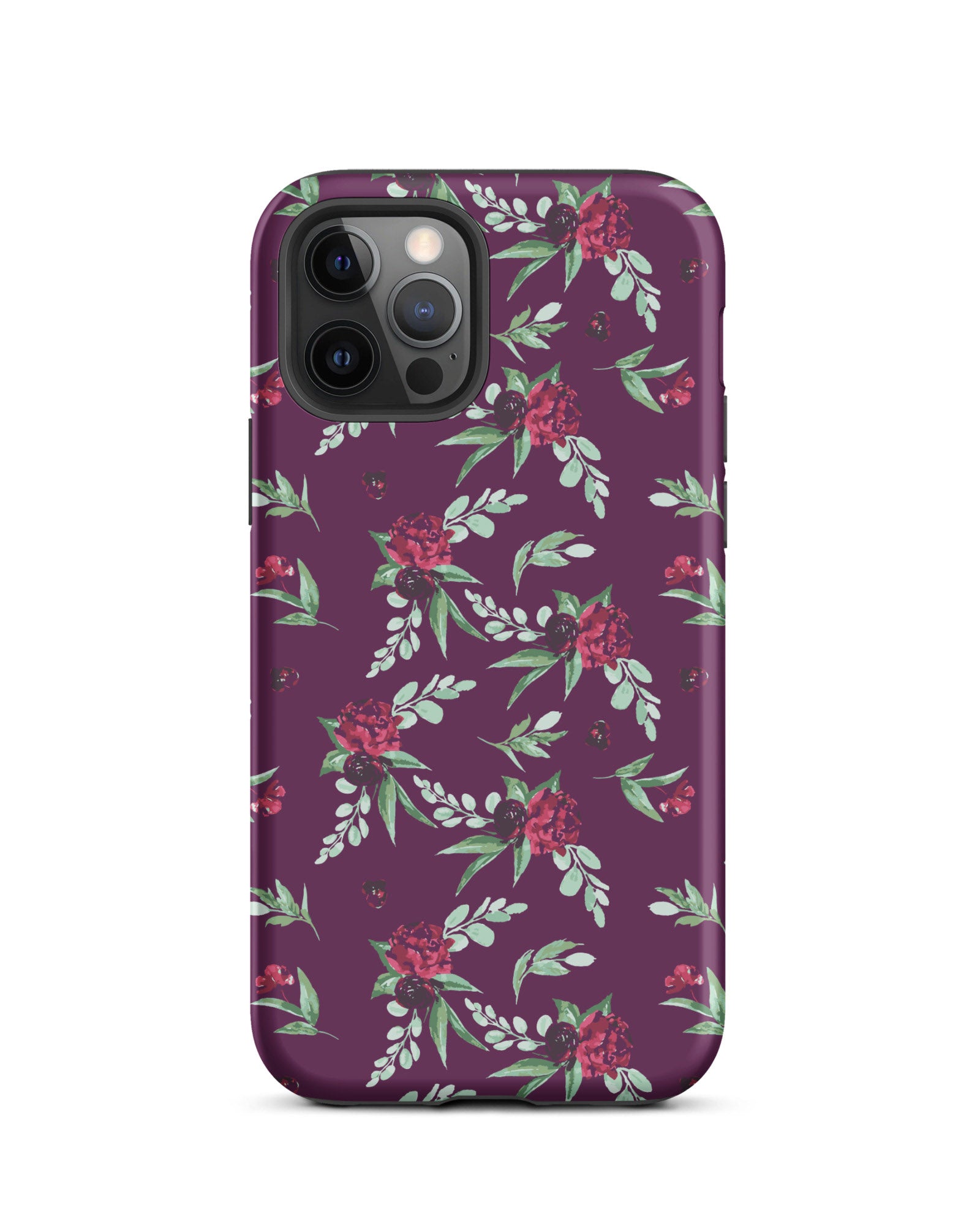 Cranberry Floral Cabin Case for iPhone®