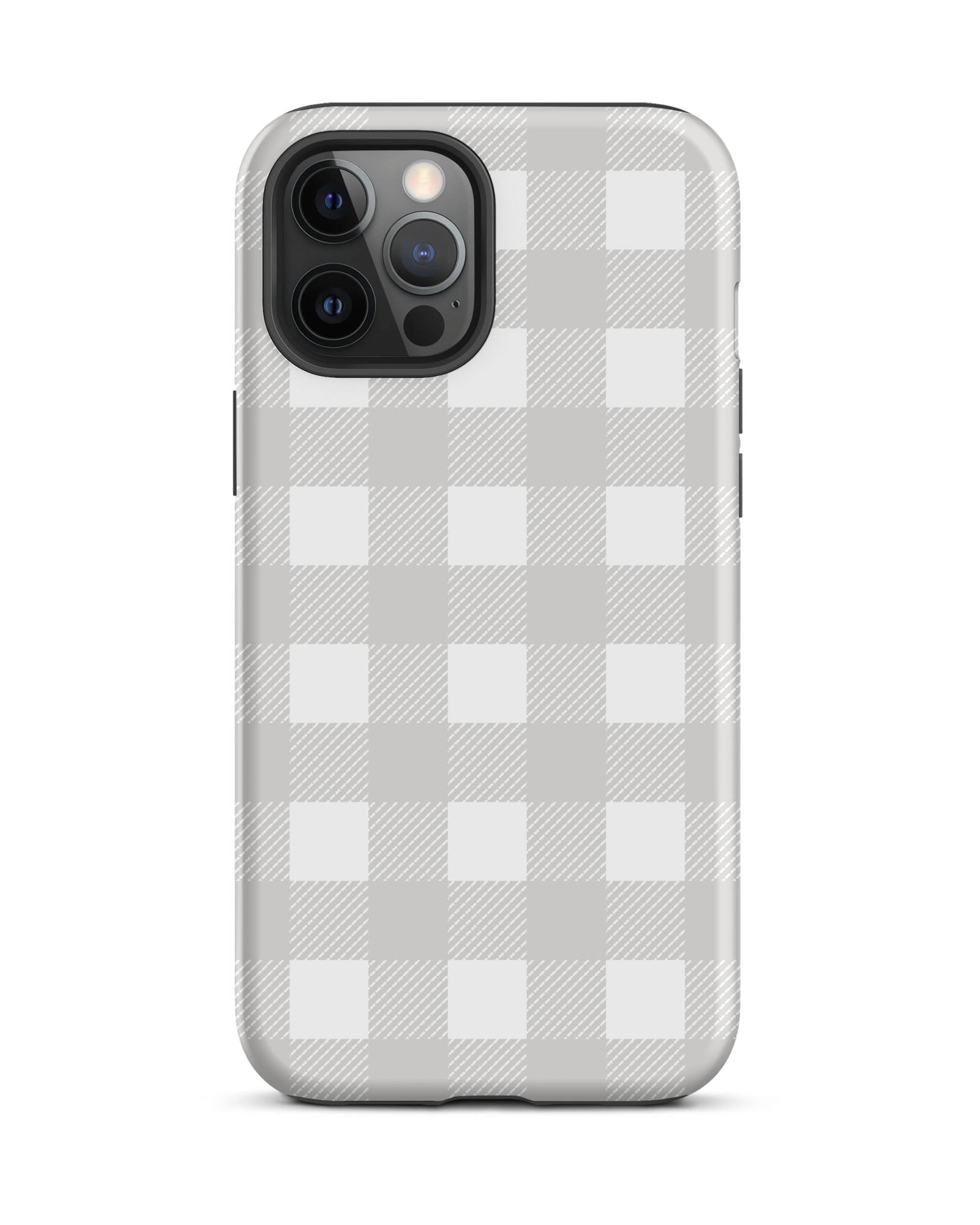 Smoky Gray Check Cabin Case for iPhone®