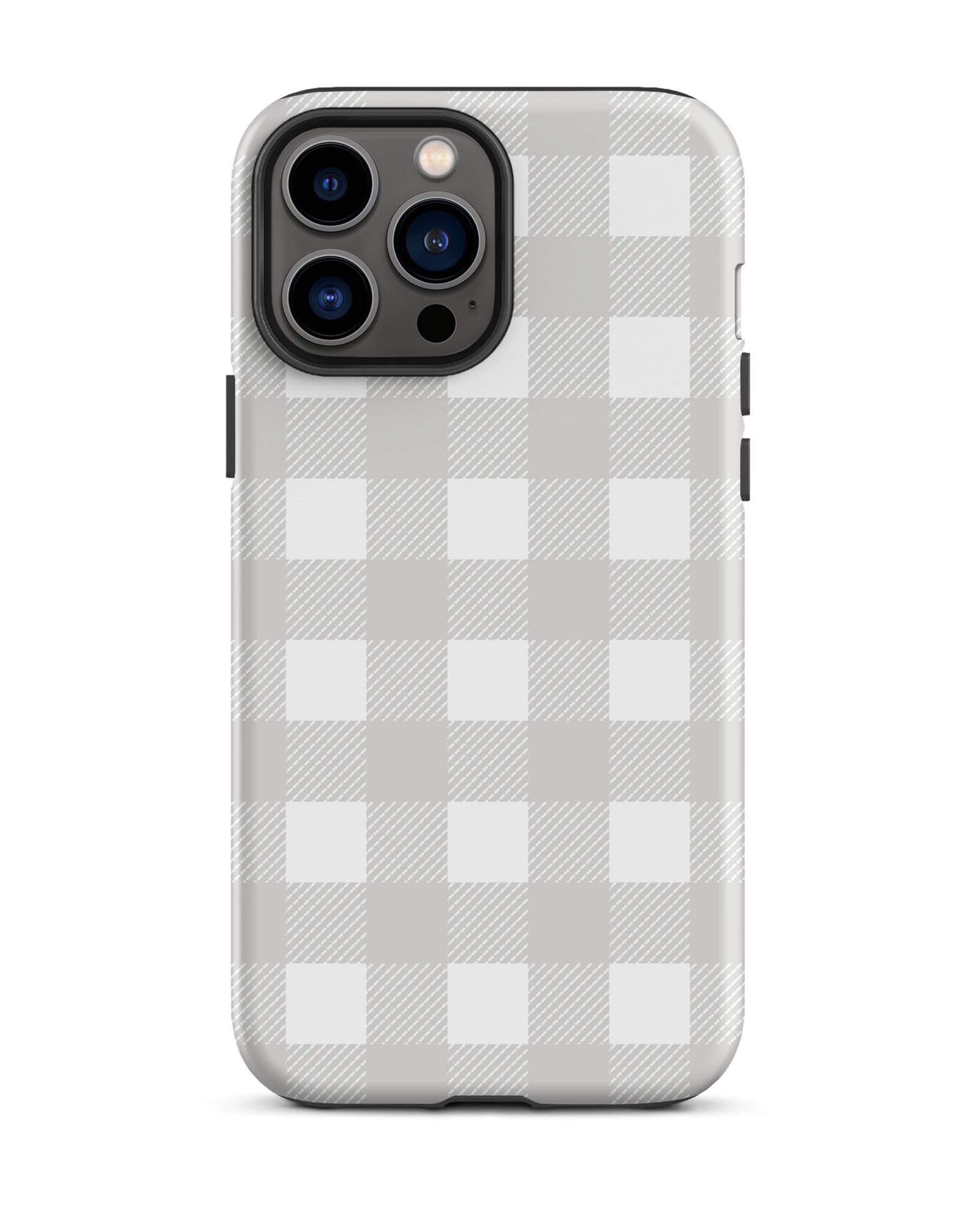 Smoky Gray Check Cabin Case for iPhone®